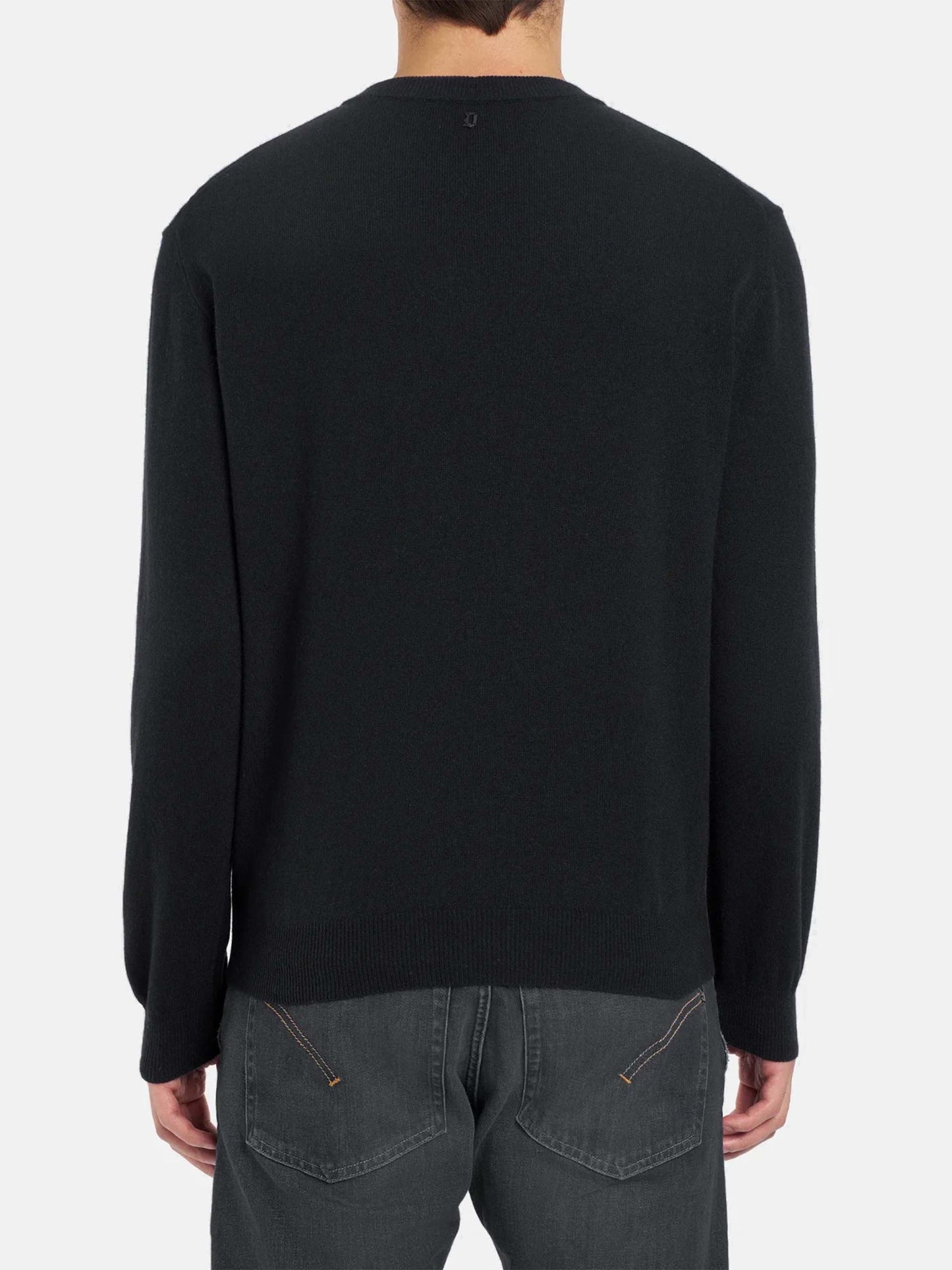 DONDUP - Pullover aus Kaschmir und Seide für Herren in Schwarz - Black