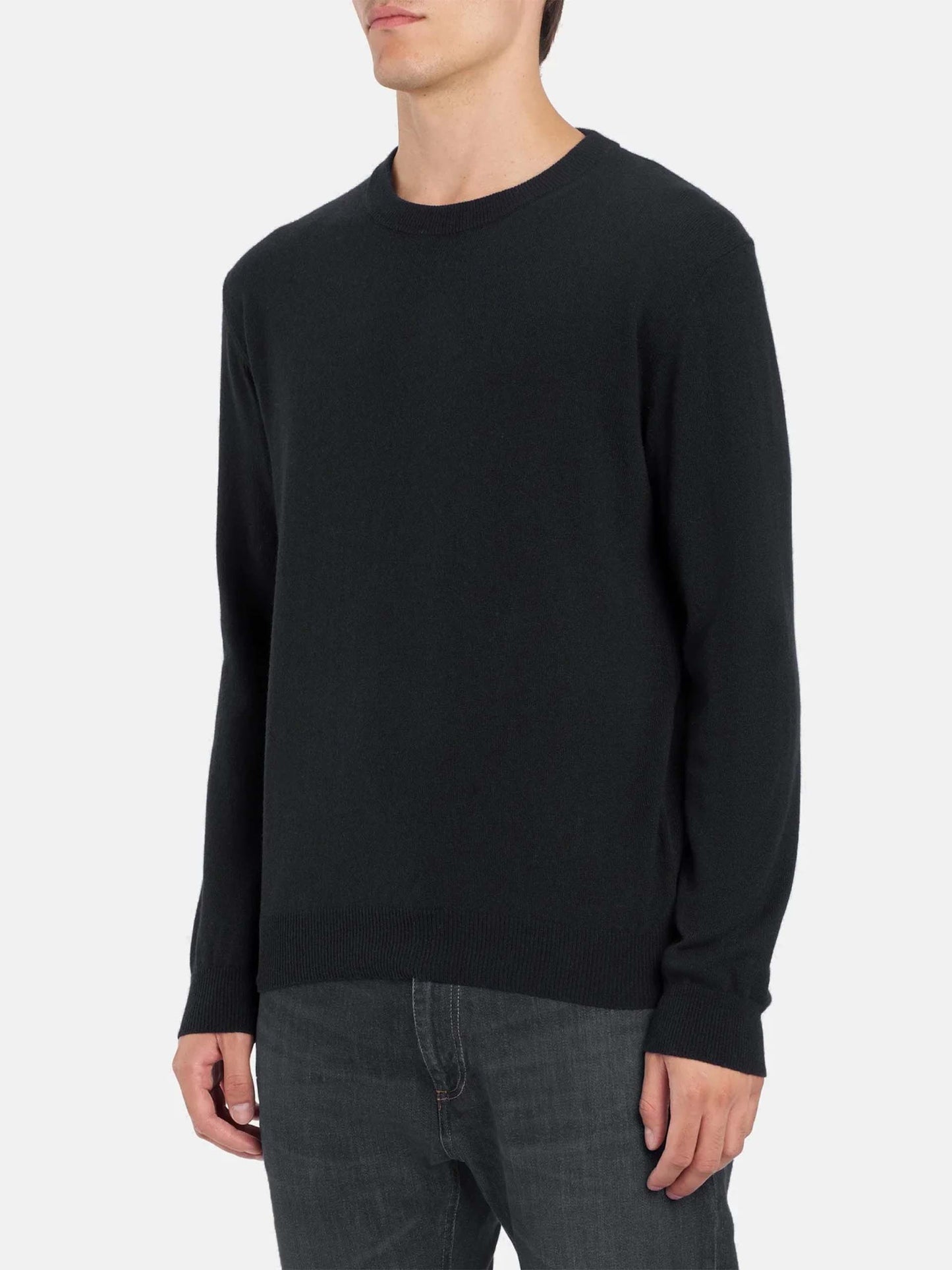 DONDUP - Pullover aus Kaschmir und Seide für Herren in Schwarz - Black
