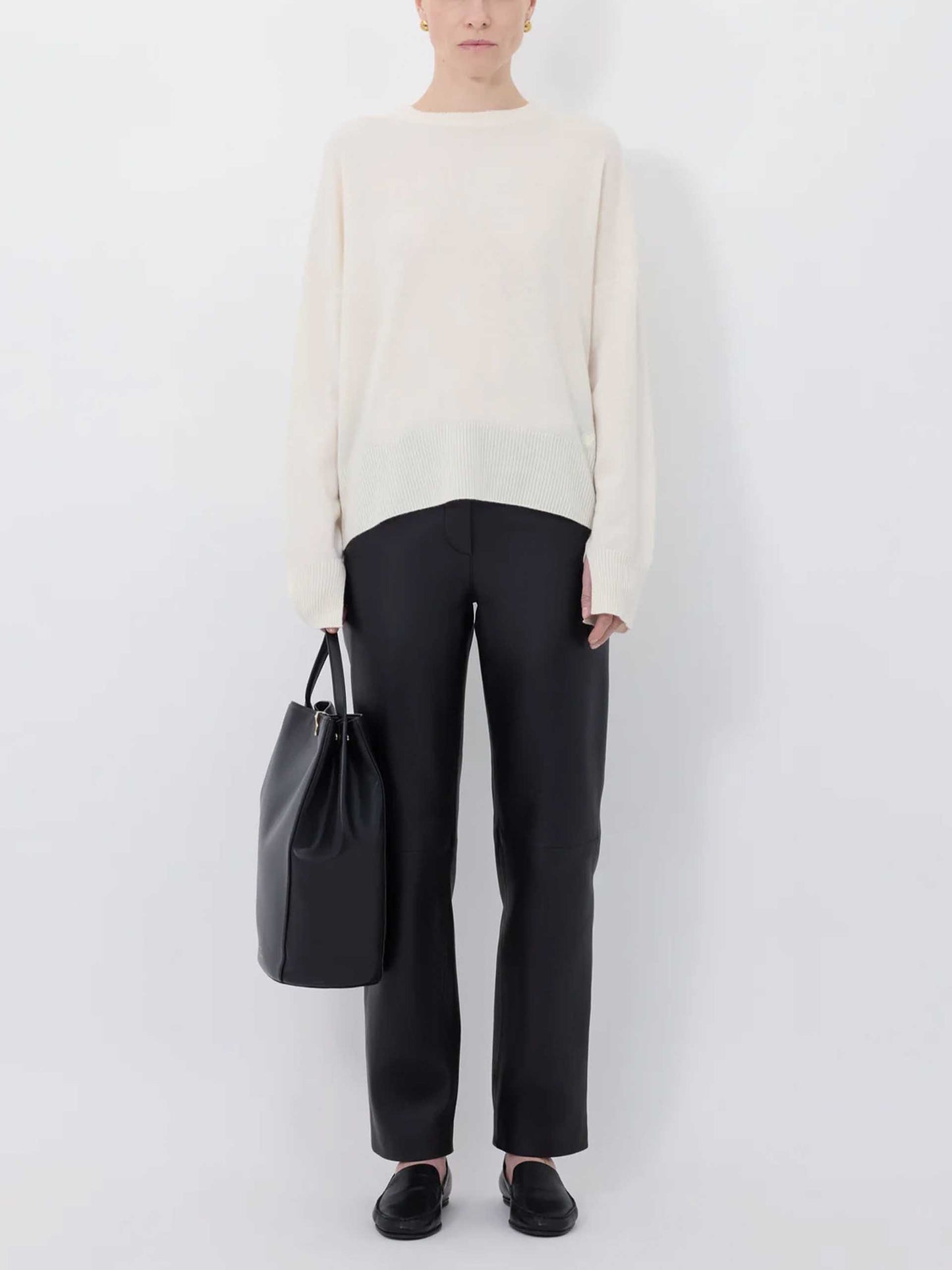 LOULOU DE SAISON - Anaa Pullover aus Kaschmir für Damen in Cremeweiß - Cream white