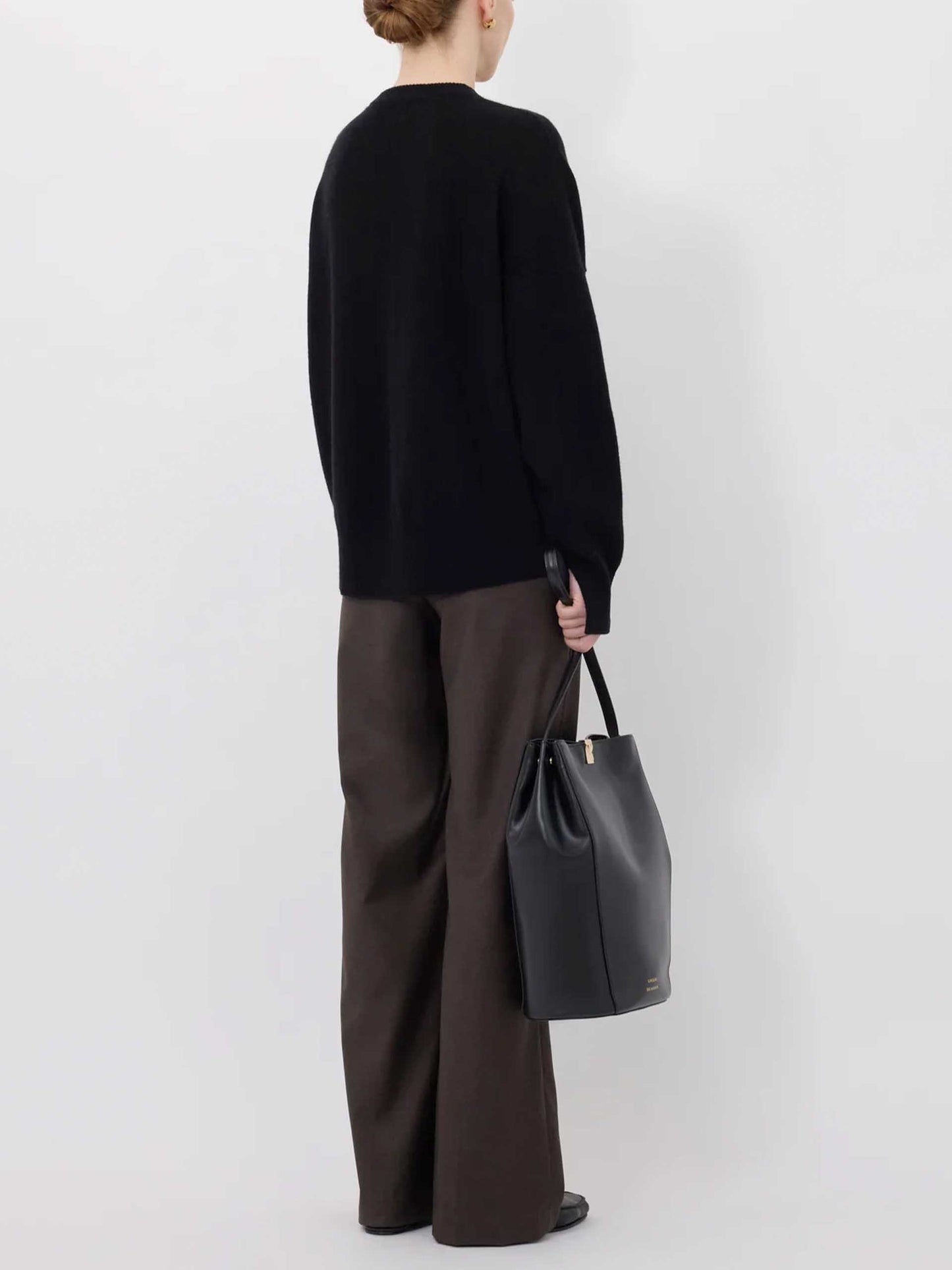 LOULOU DE SAISON - Anaa Pullover aus Kaschmir für Damen in Schwarz - Black