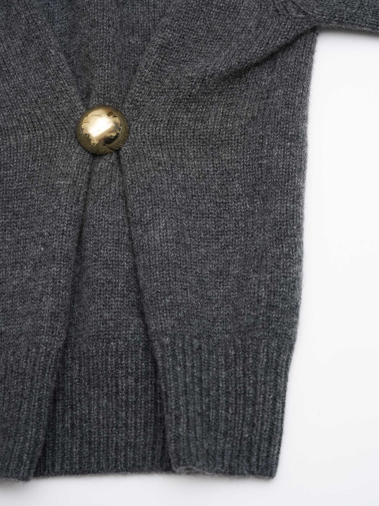LOULOU DE SAISON - Bill Pullover mit Metall-Detail für Damen in Anthrazitgrau - Anthracite grey