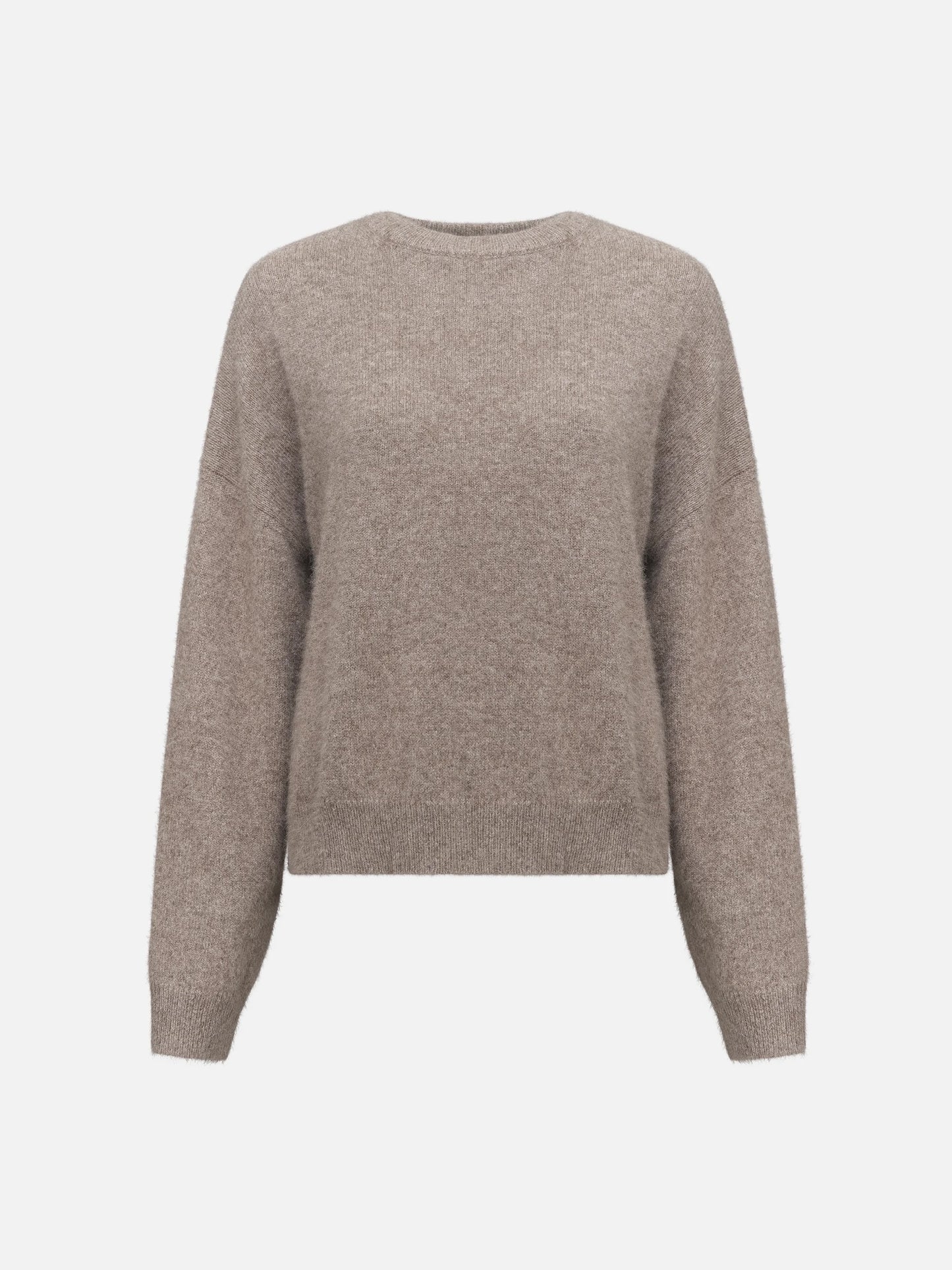 LOULOU DE SAISON - Tristan Pullover aus Yakwolle für Damen in Taupe Melange
