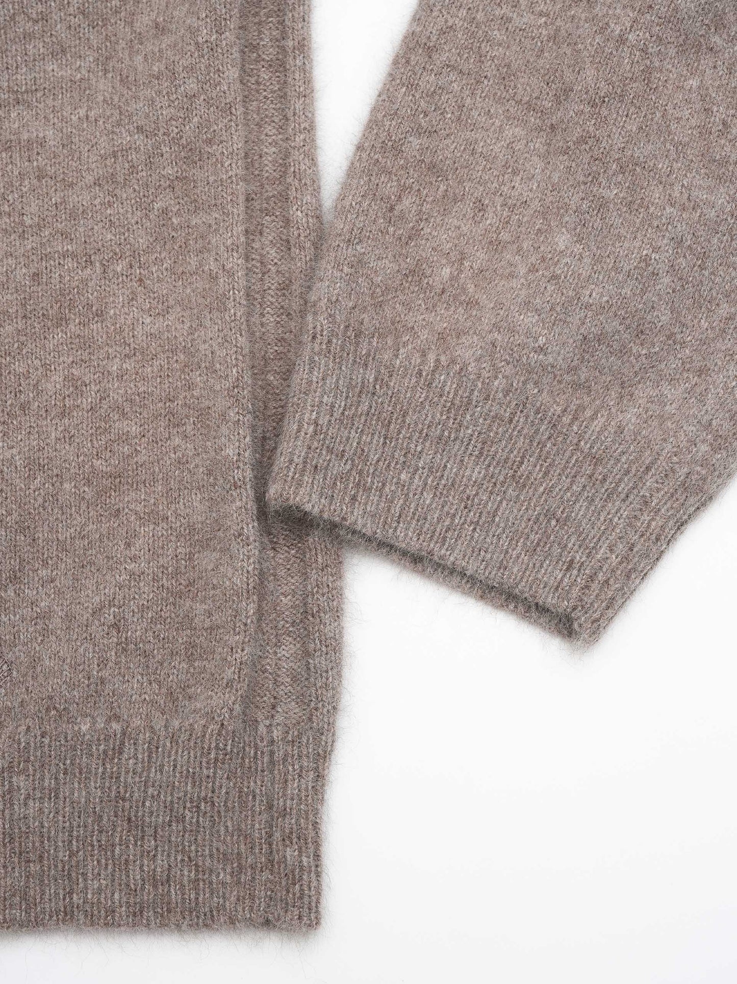 LOULOU DE SAISON - Tristan Pullover aus Yakwolle für Damen in Taupe Melange