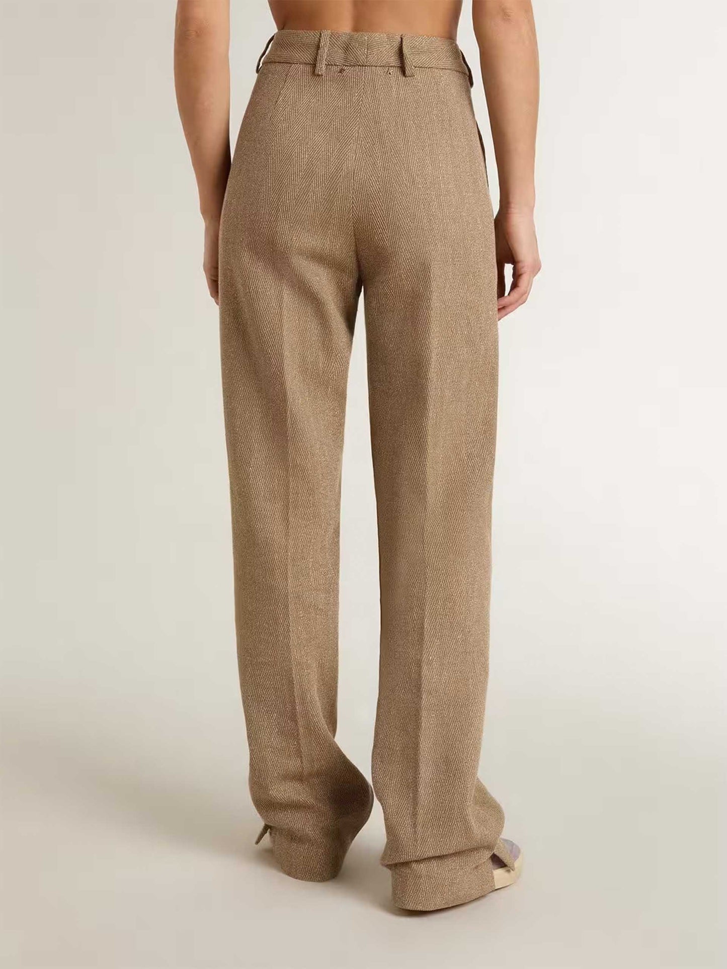 GOLDEN GOOSE - Hose Maewa mit Fischgrätmuster für Damen