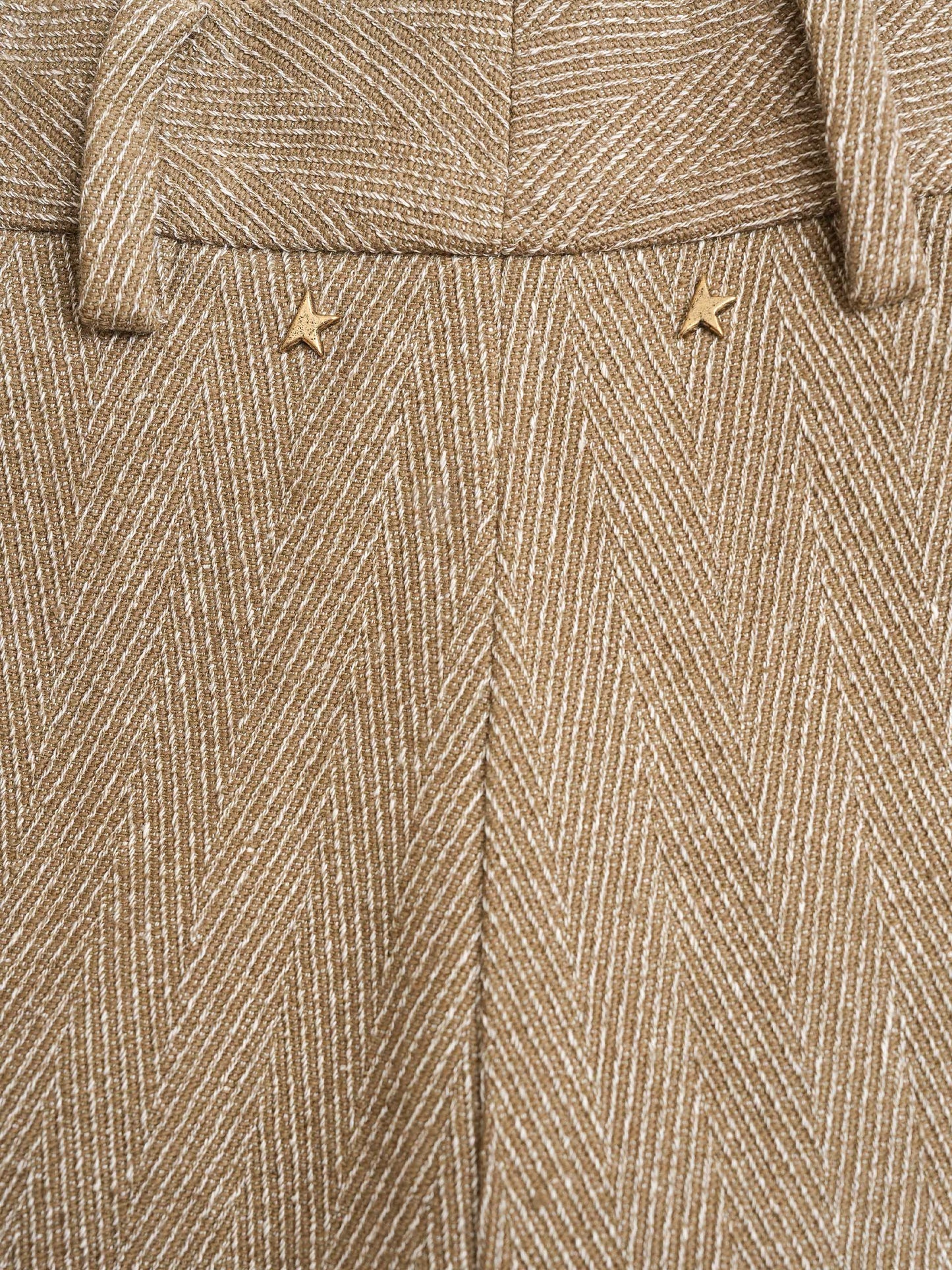 GOLDEN GOOSE - Hose Maewa mit Fischgrätmuster für Damen