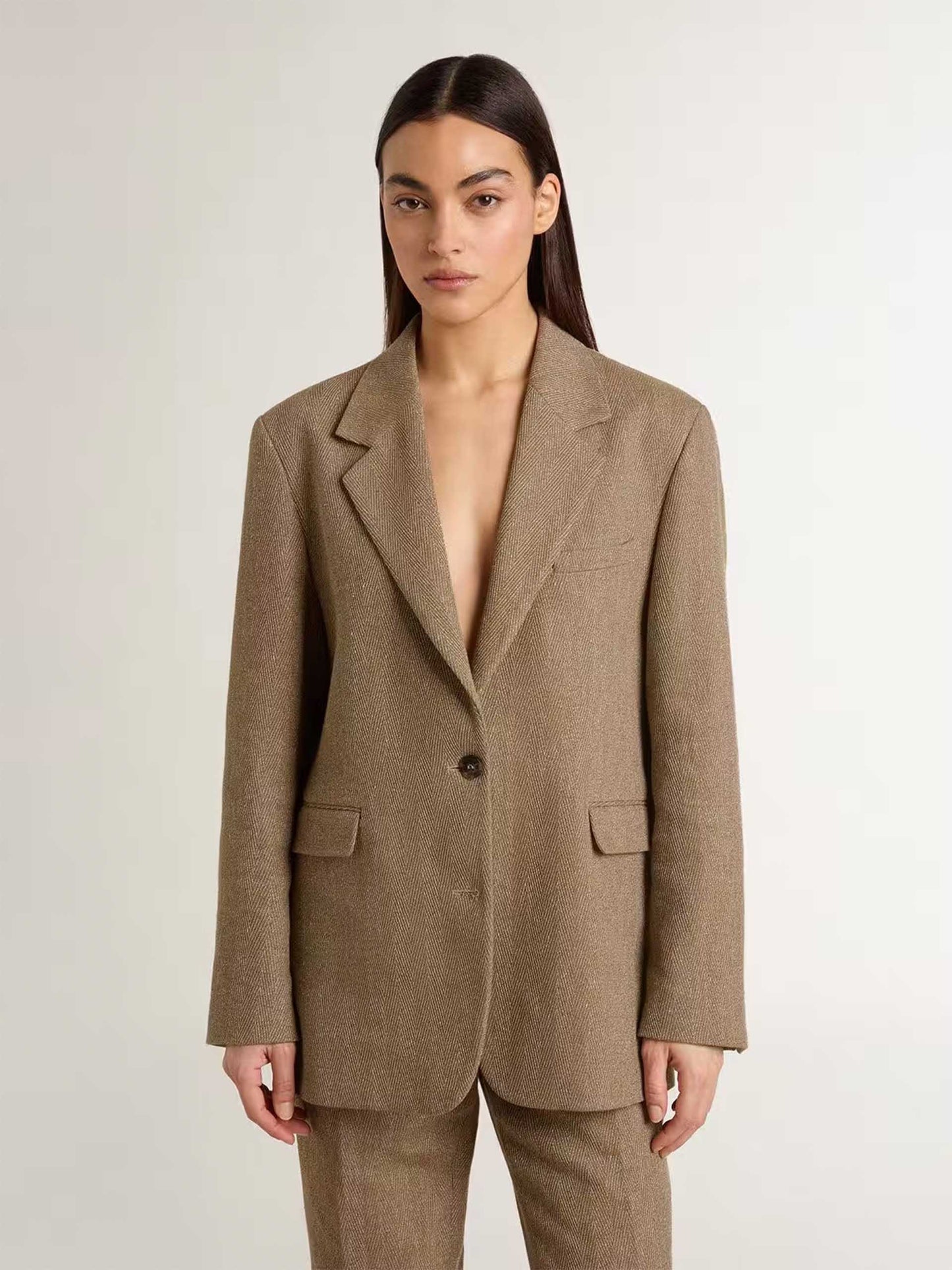 GOLDEN GOOSE - Blazer Maia mit Fischgrätmuster für Damen