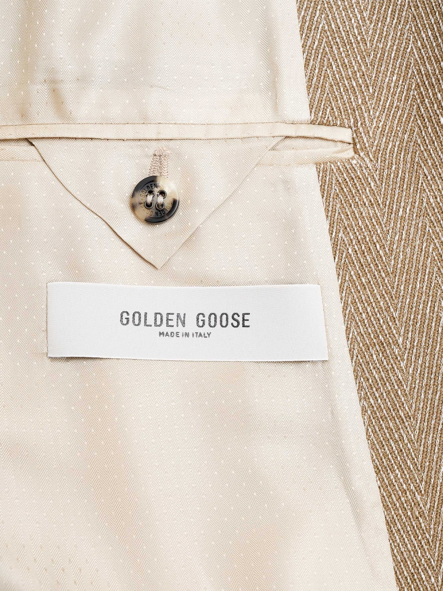 GOLDEN GOOSE - Blazer Maia mit Fischgrätmuster für Damen