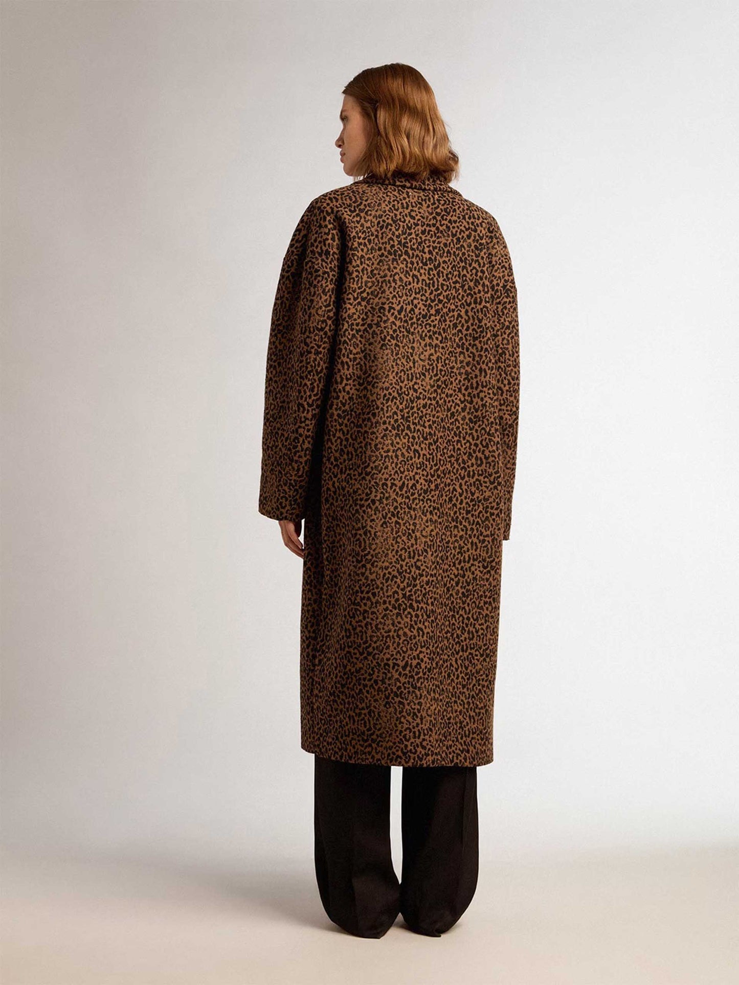 GOLDEN GOOSE - Mantel mit Leoparden-Muster für Damen