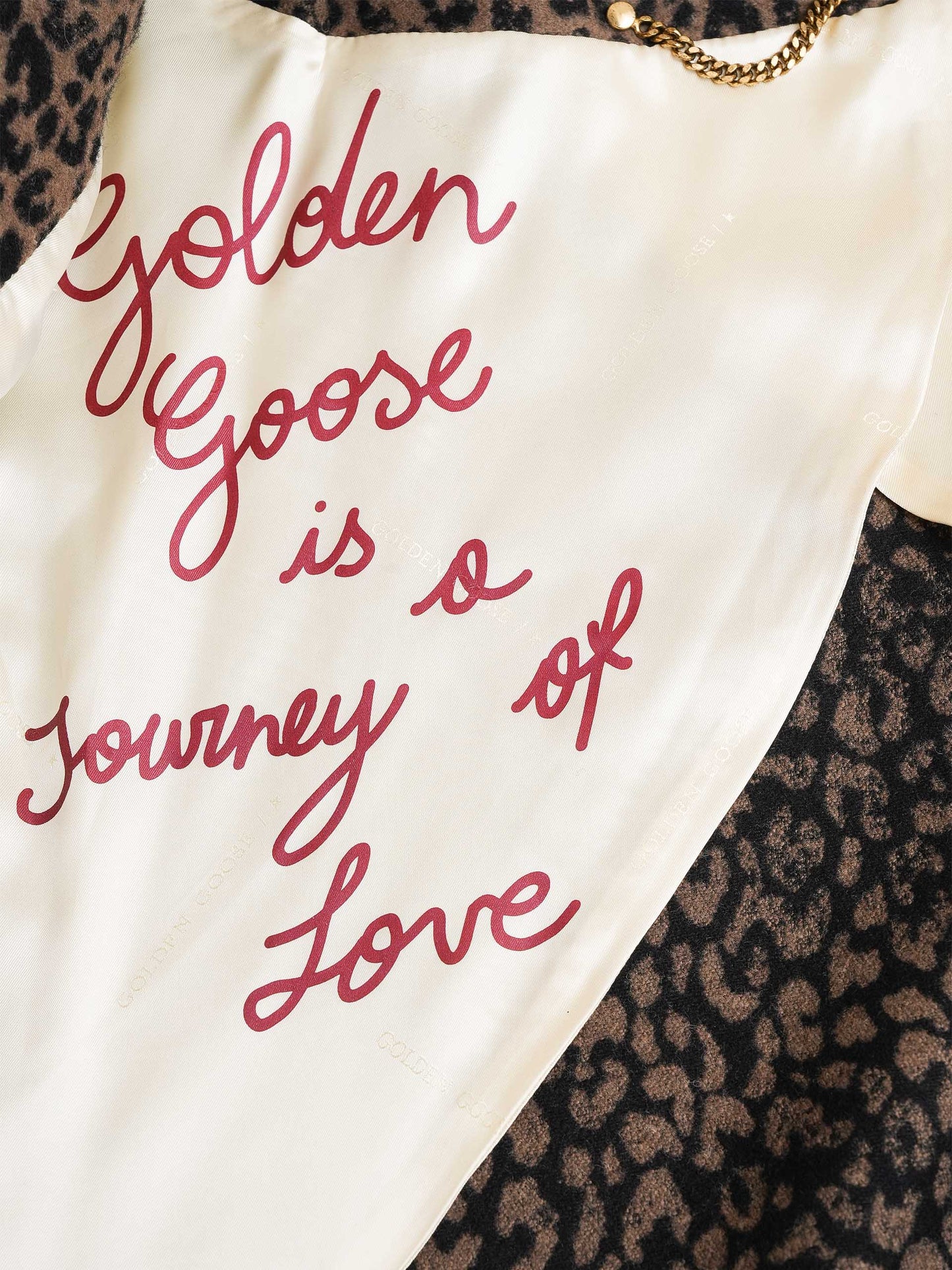 GOLDEN GOOSE - Mantel mit Leoparden-Muster für Damen