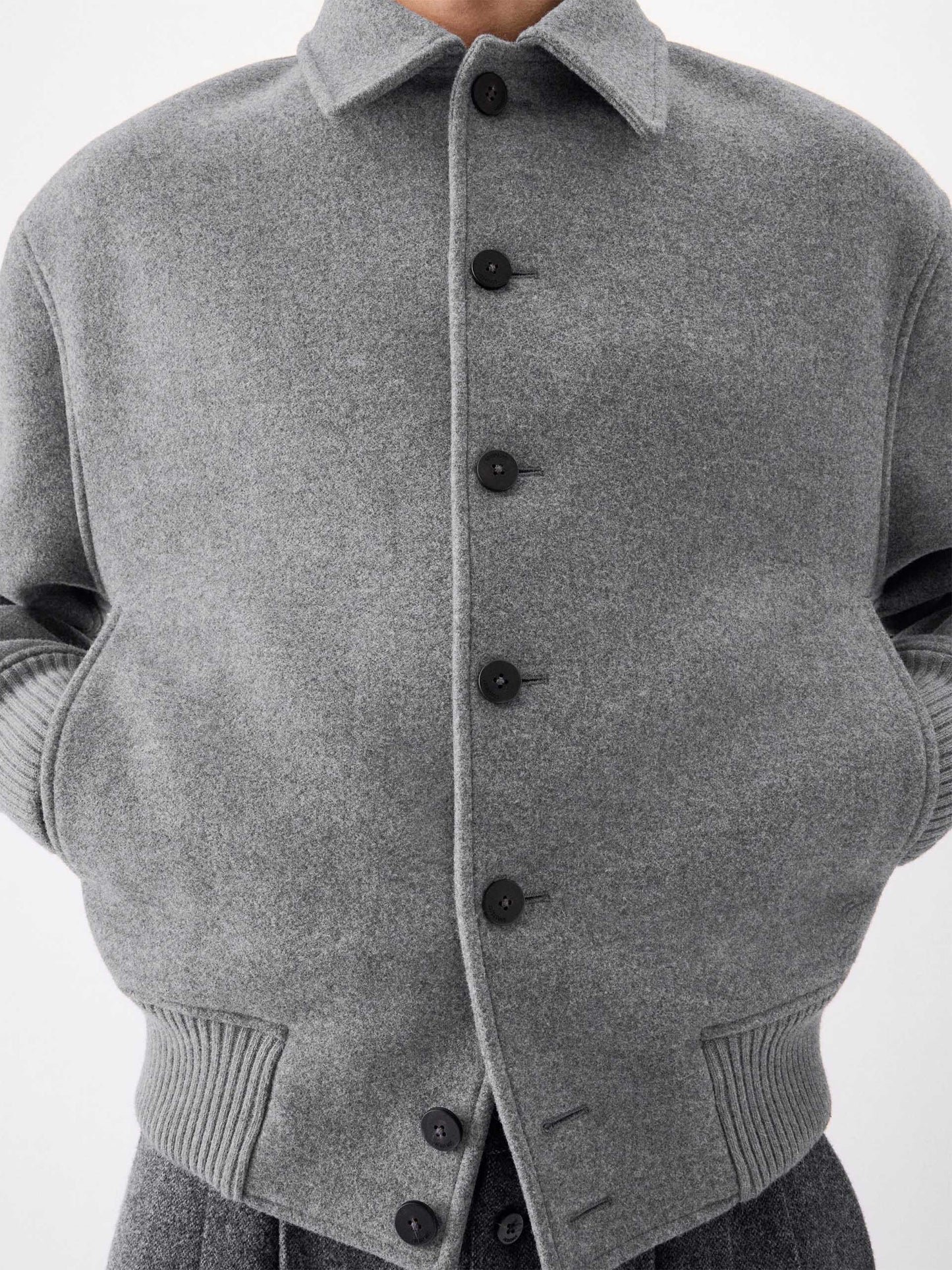 JACQUEMUS - Feltro Blousonjacke aus Wolle für Herren