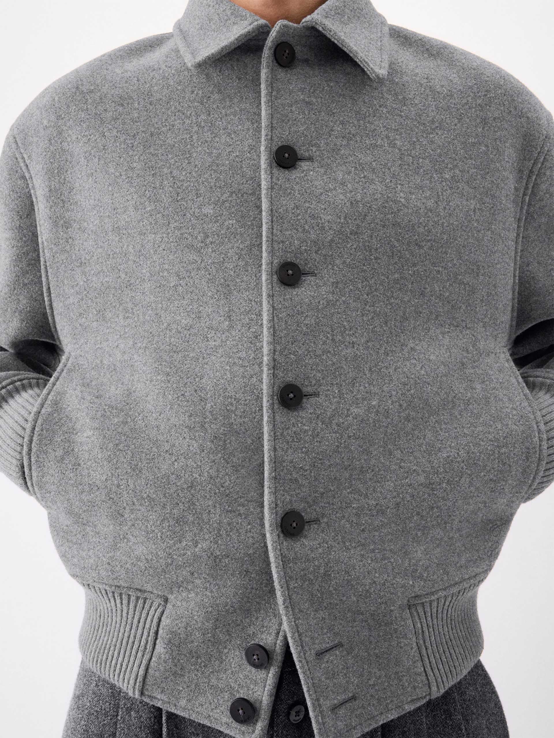 JACQUEMUS - Feltro Blousonjacke aus Wolle für Herren