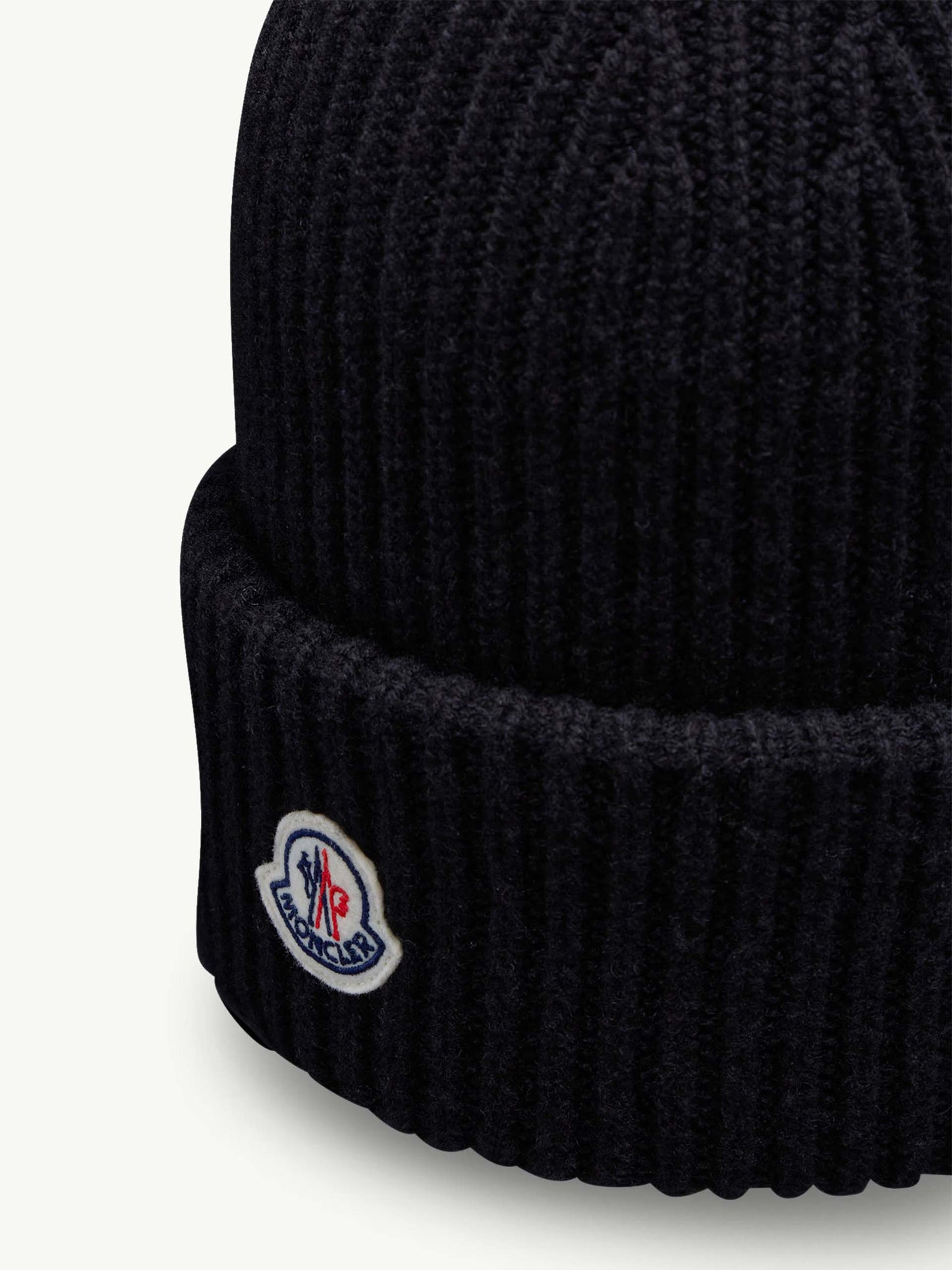 MONCLER - Mütze aus Wolle und Kaschmir mit Logo