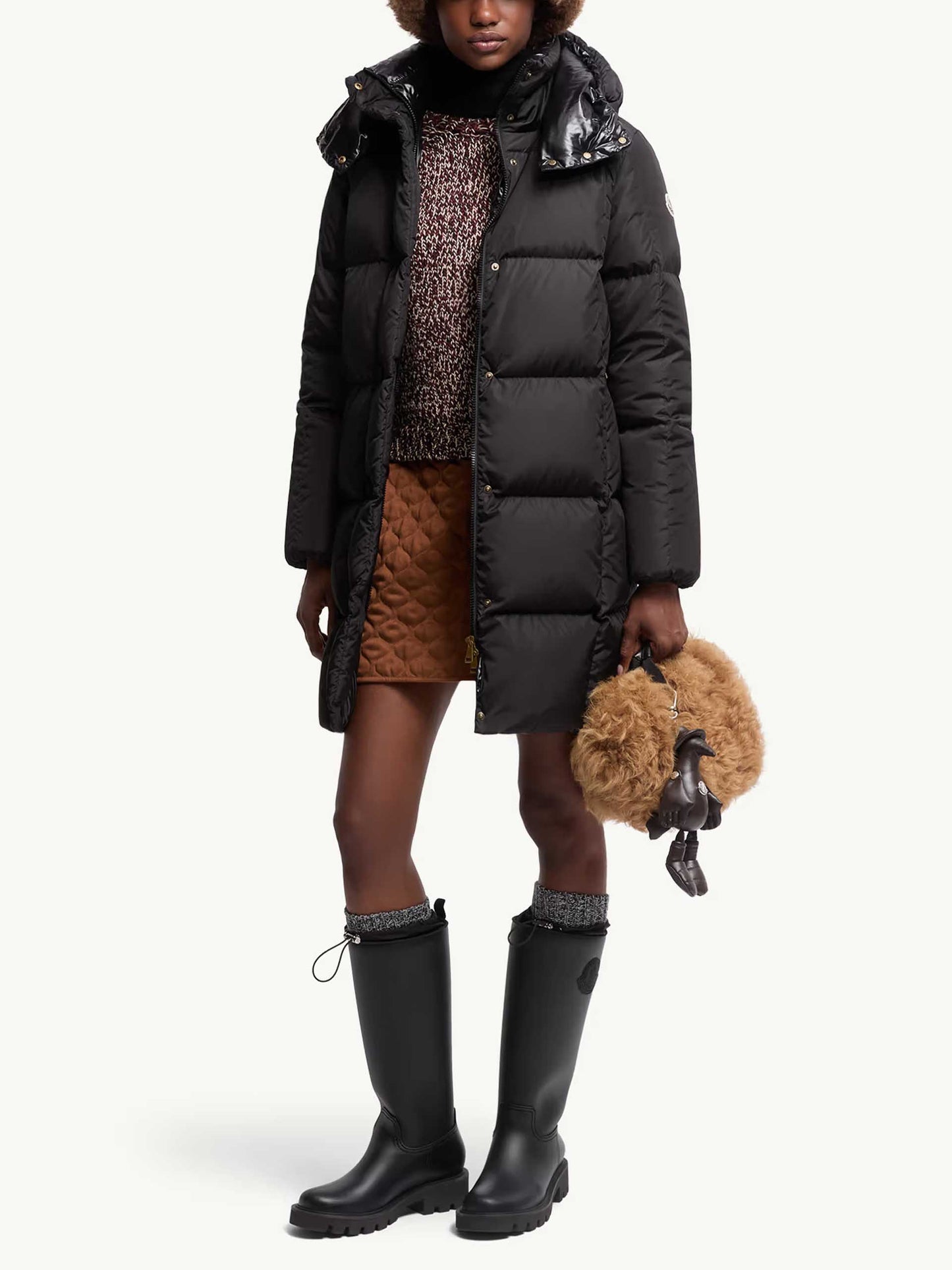 MONCLER - Litte Daunenmantel mit Kapuze für Damen