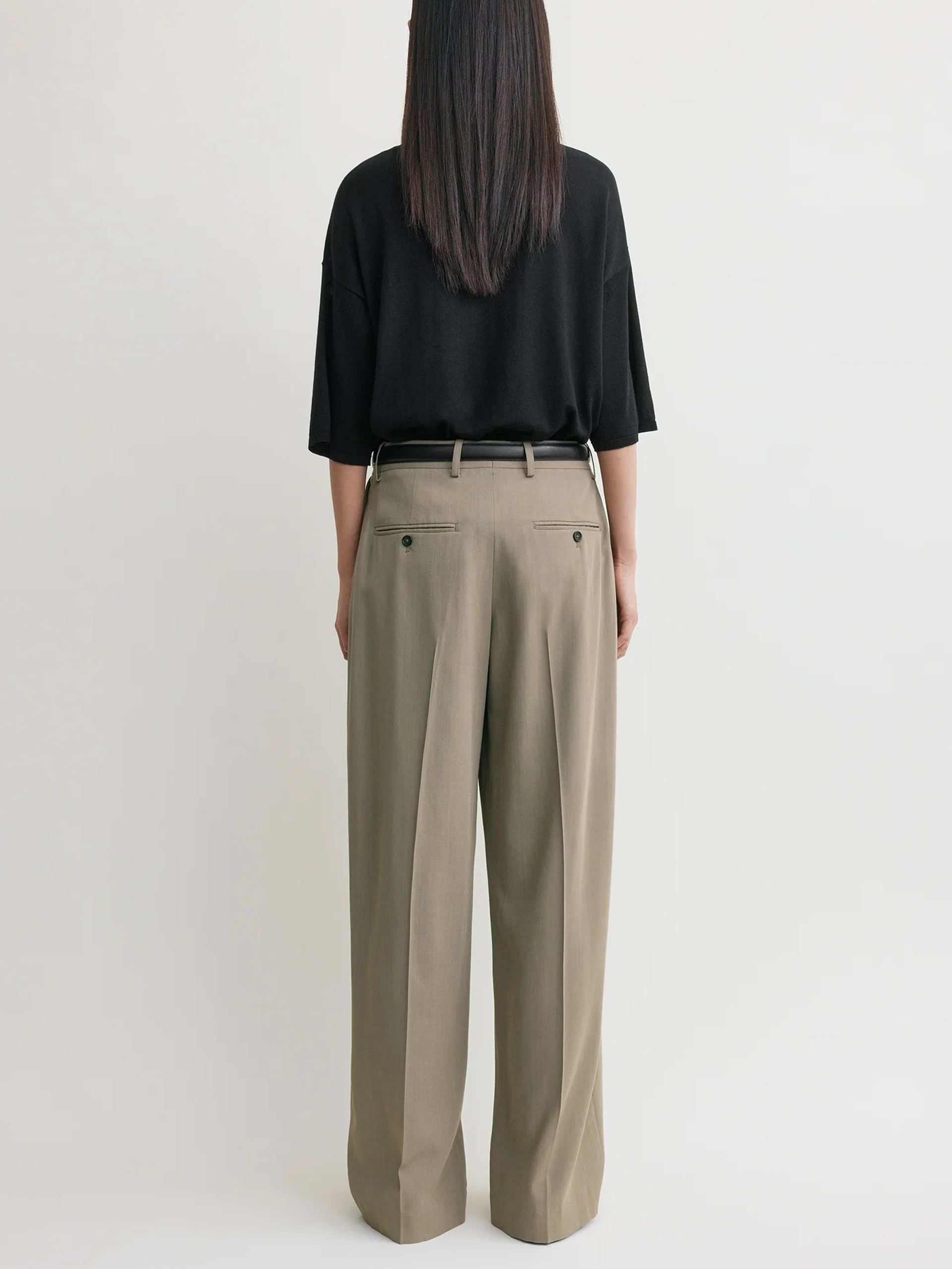 TOTEME - Weite Hose aus Wollgemisch für Damen in Taupe