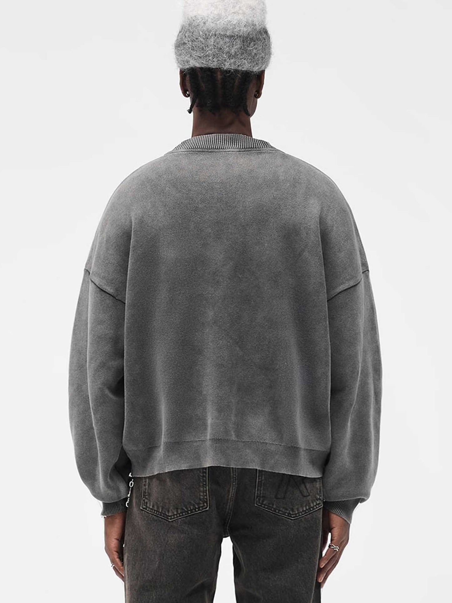 REPRESENT - Pullover mit Logo-Schriftzug für Herren
