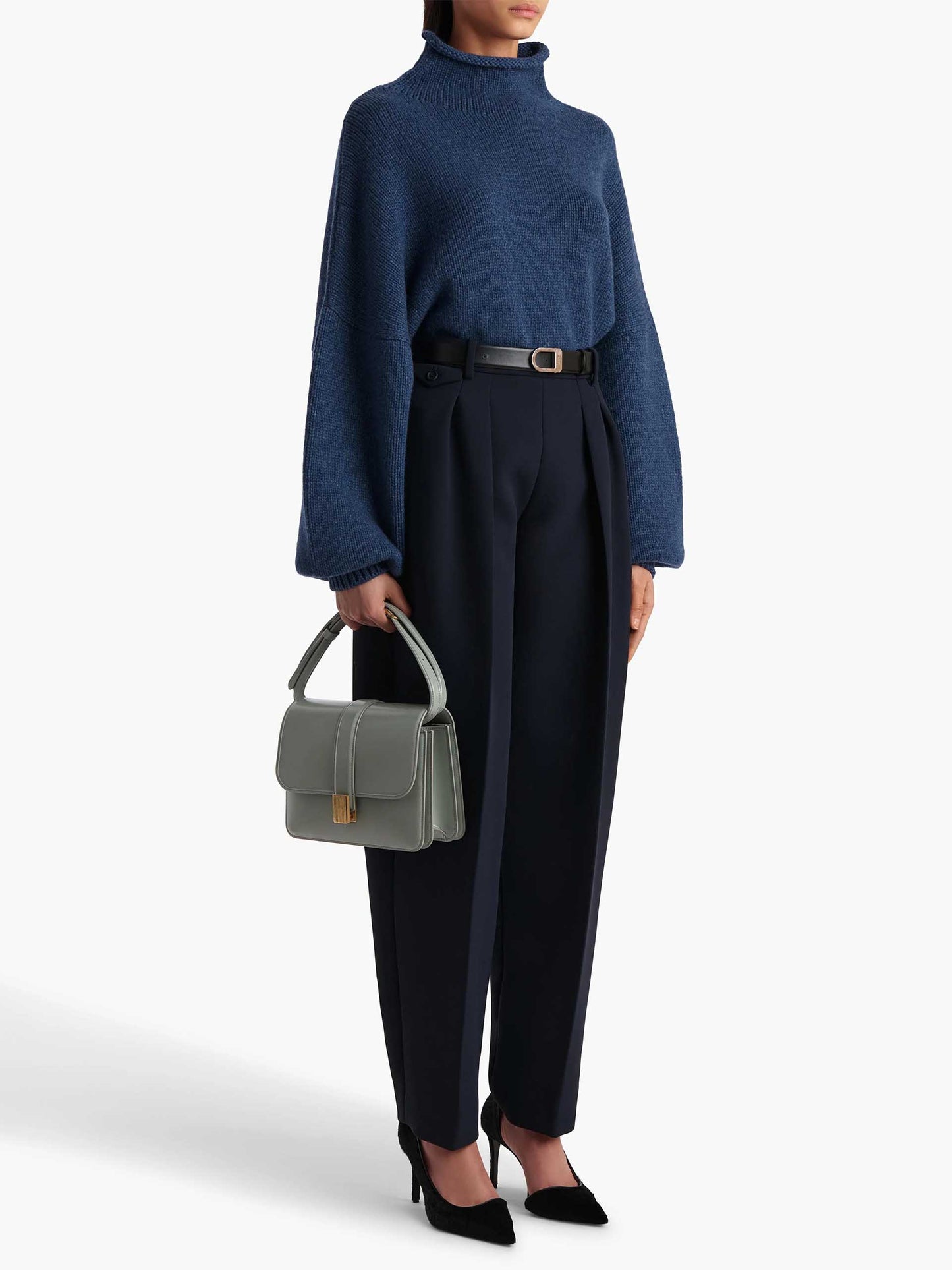 KHAITE - Dugan Hose mit Bundfalten für Damen