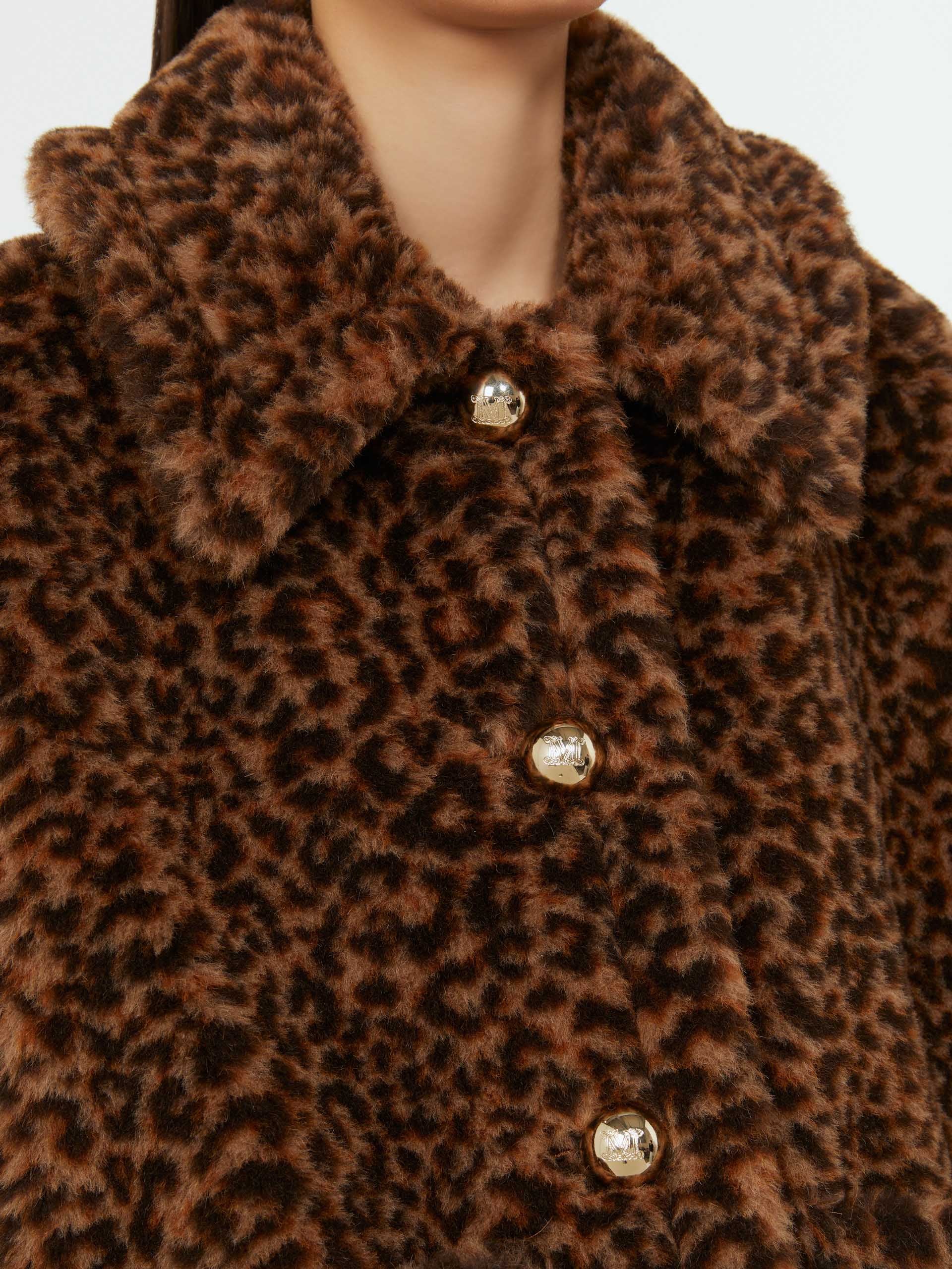 MAX MARA - Cape Titty aus Jacquard-Teddy für Damen