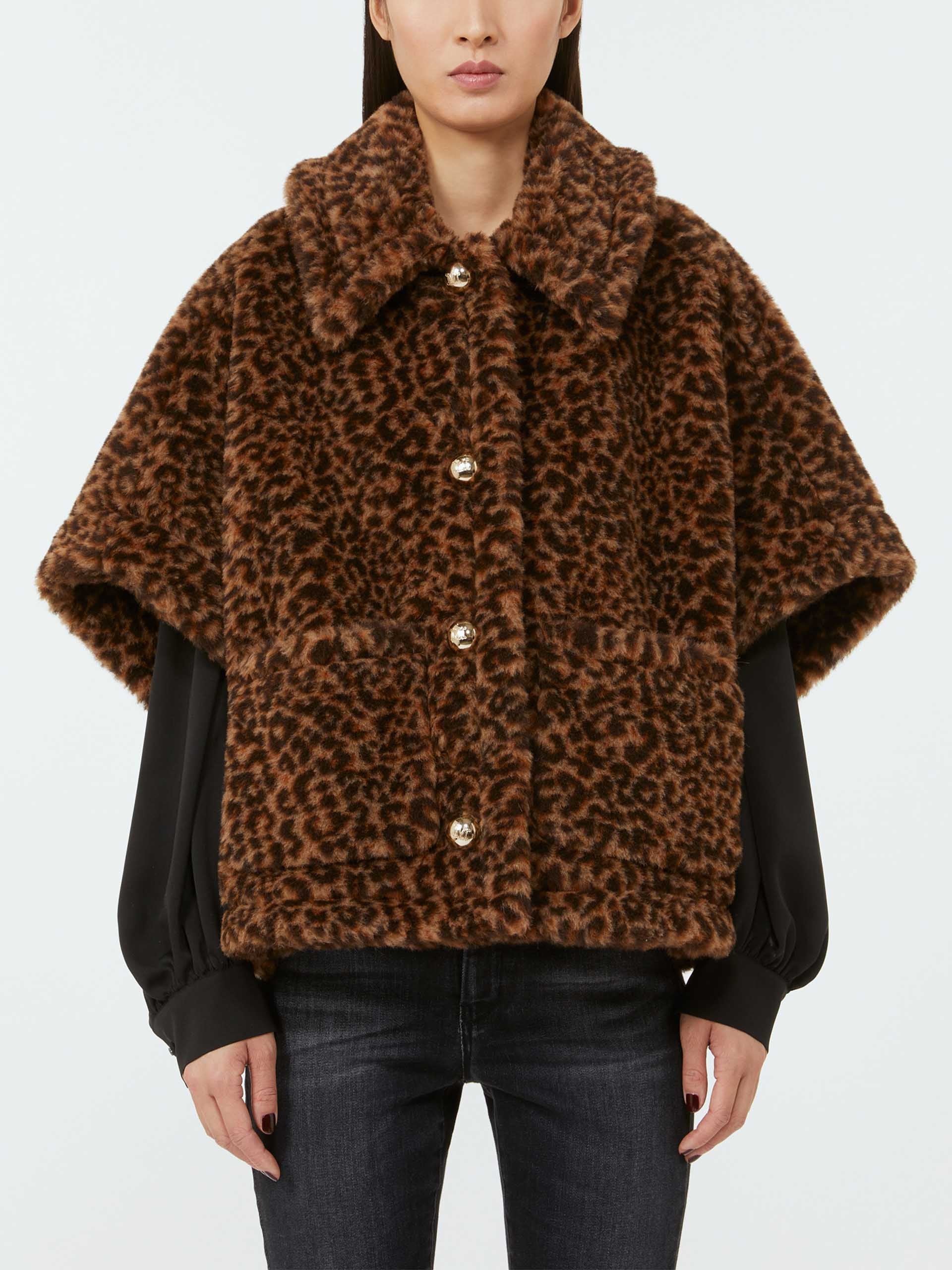 MAX MARA - Cape Titty aus Jacquard-Teddy für Damen