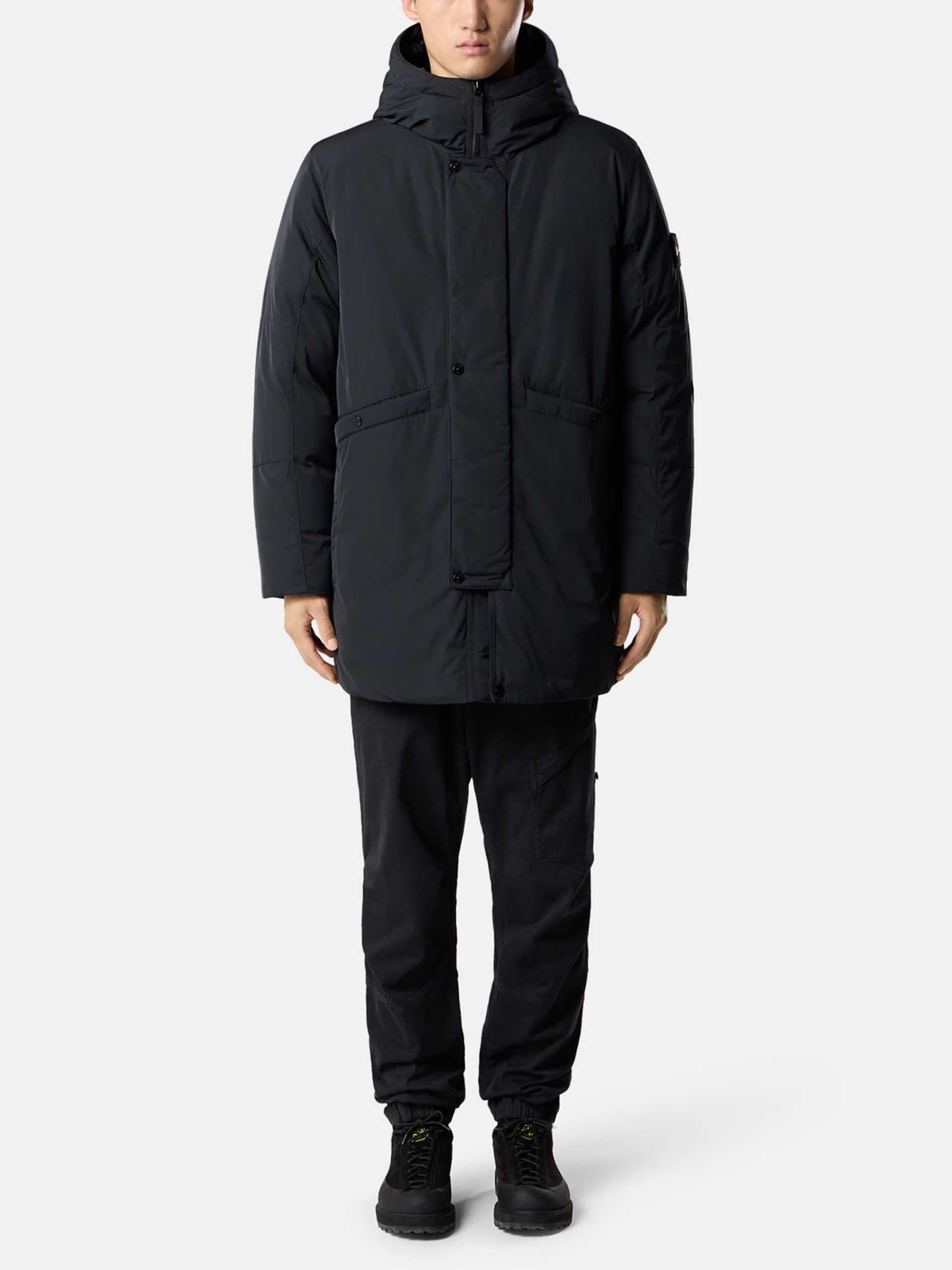 STONE ISLAND - Daunenparka mit Kapuze für Herren