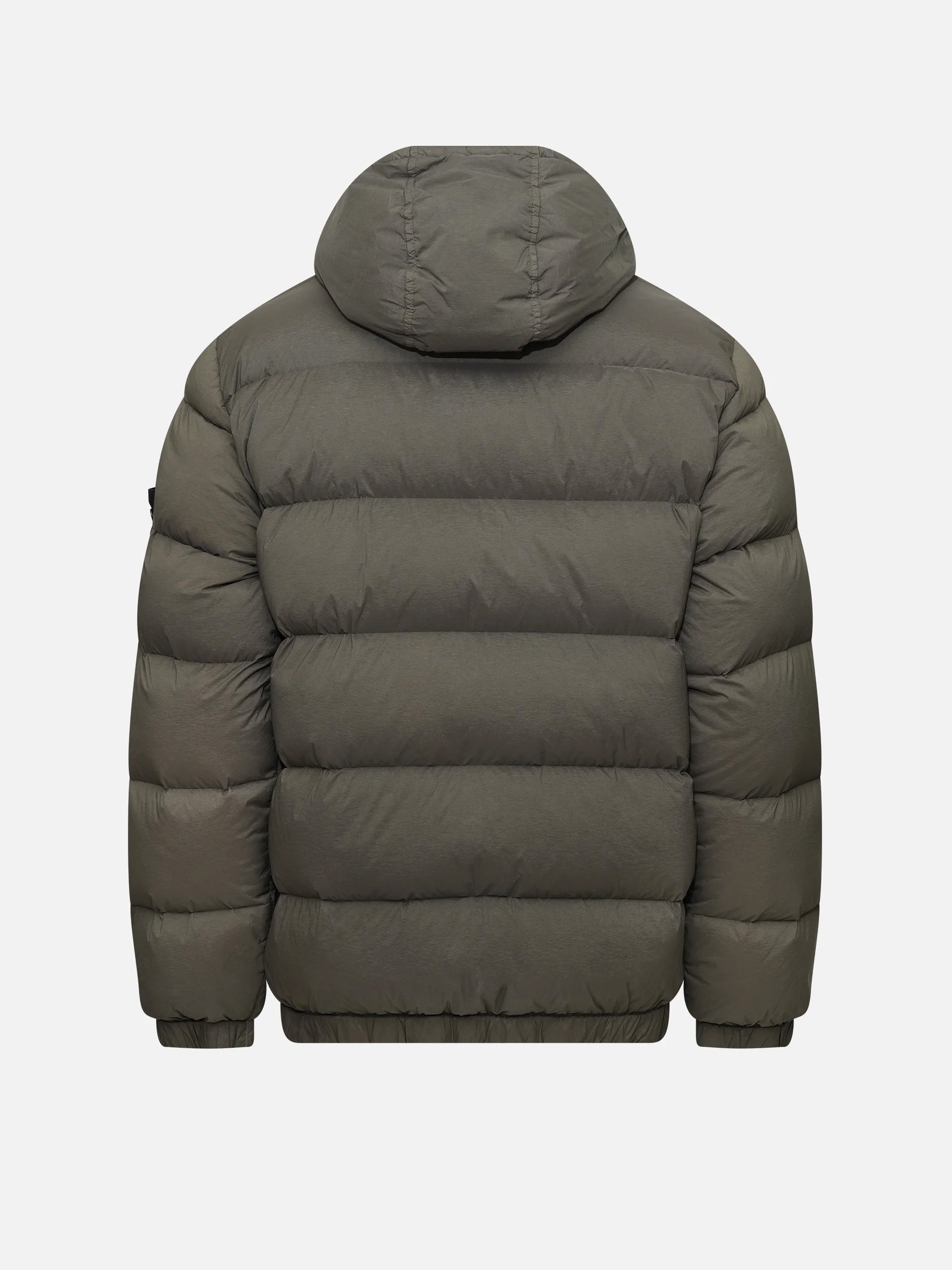 STONE ISLAND - Daunenjacke mit Kapuze für Herren in Olivgrün - Olive green