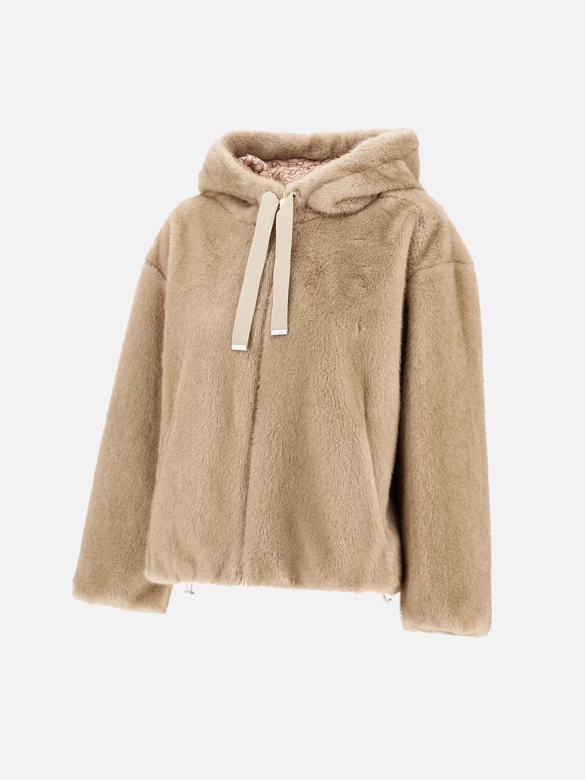 HERNO - Kapuzenjacke aus Kunstfell für Damen