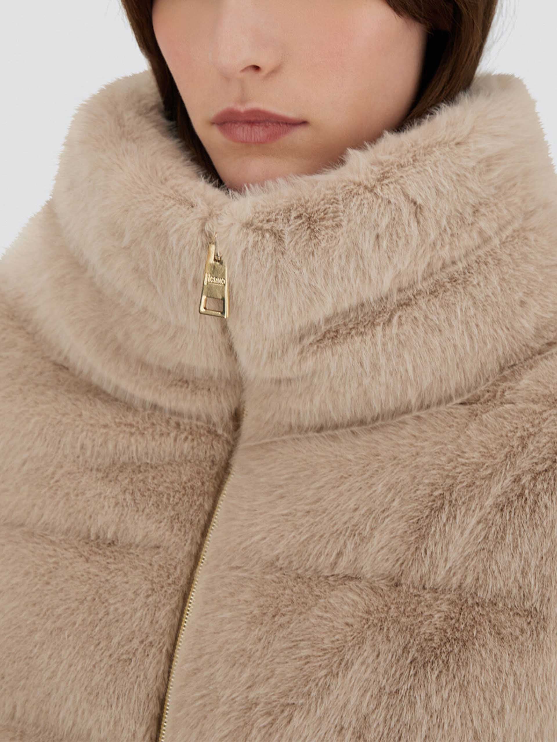 HERNO - Daunenjacke aus Kunstfell für Damen