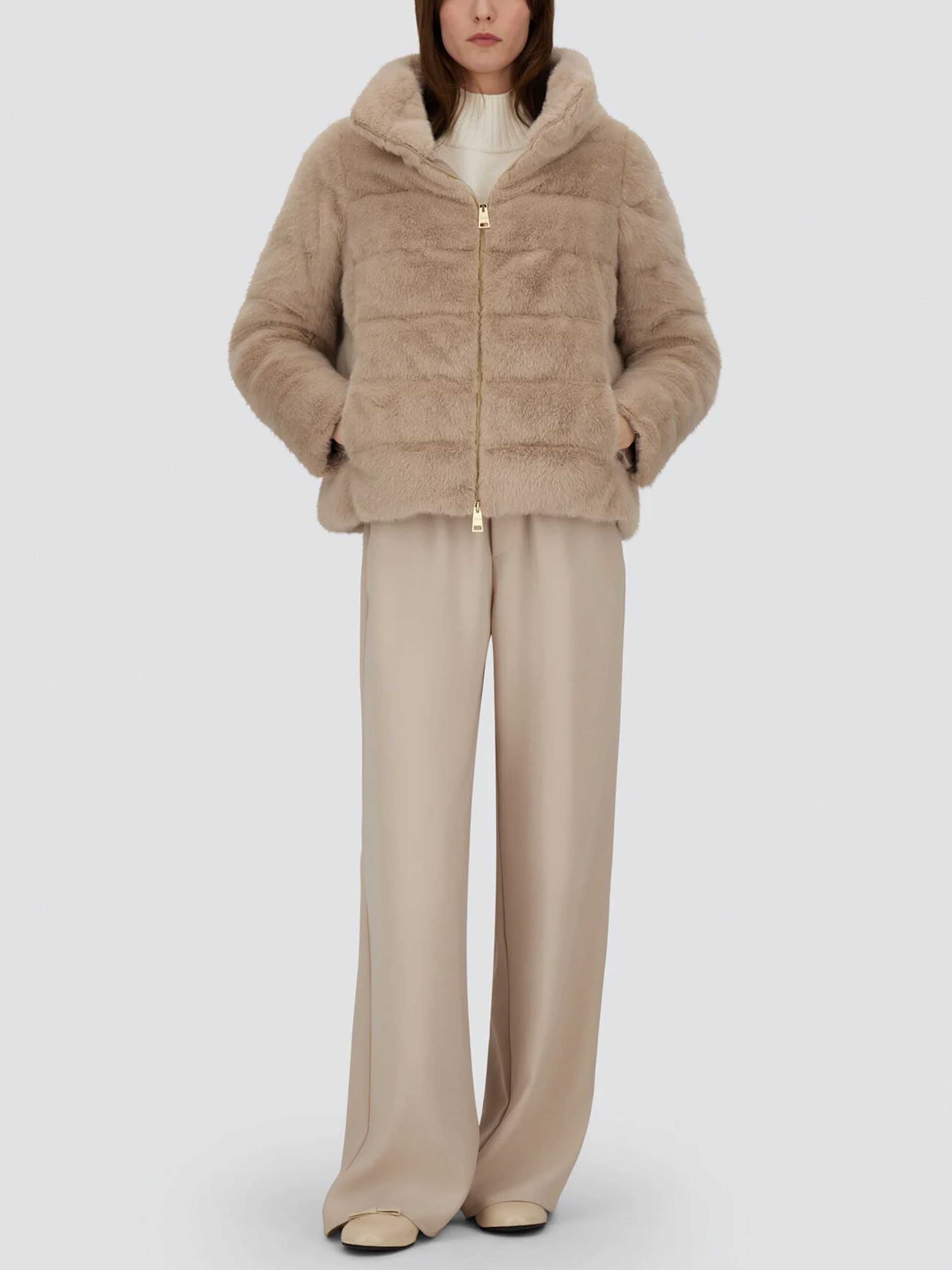 HERNO - Daunenjacke aus Kunstfell für Damen