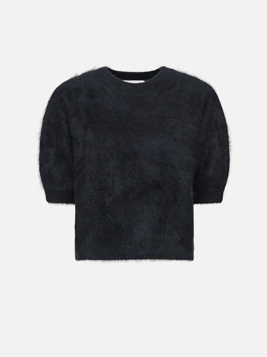 LISA YANG - Kurzärmeliger Pullover Juniper für Damen in Schwarz - Black