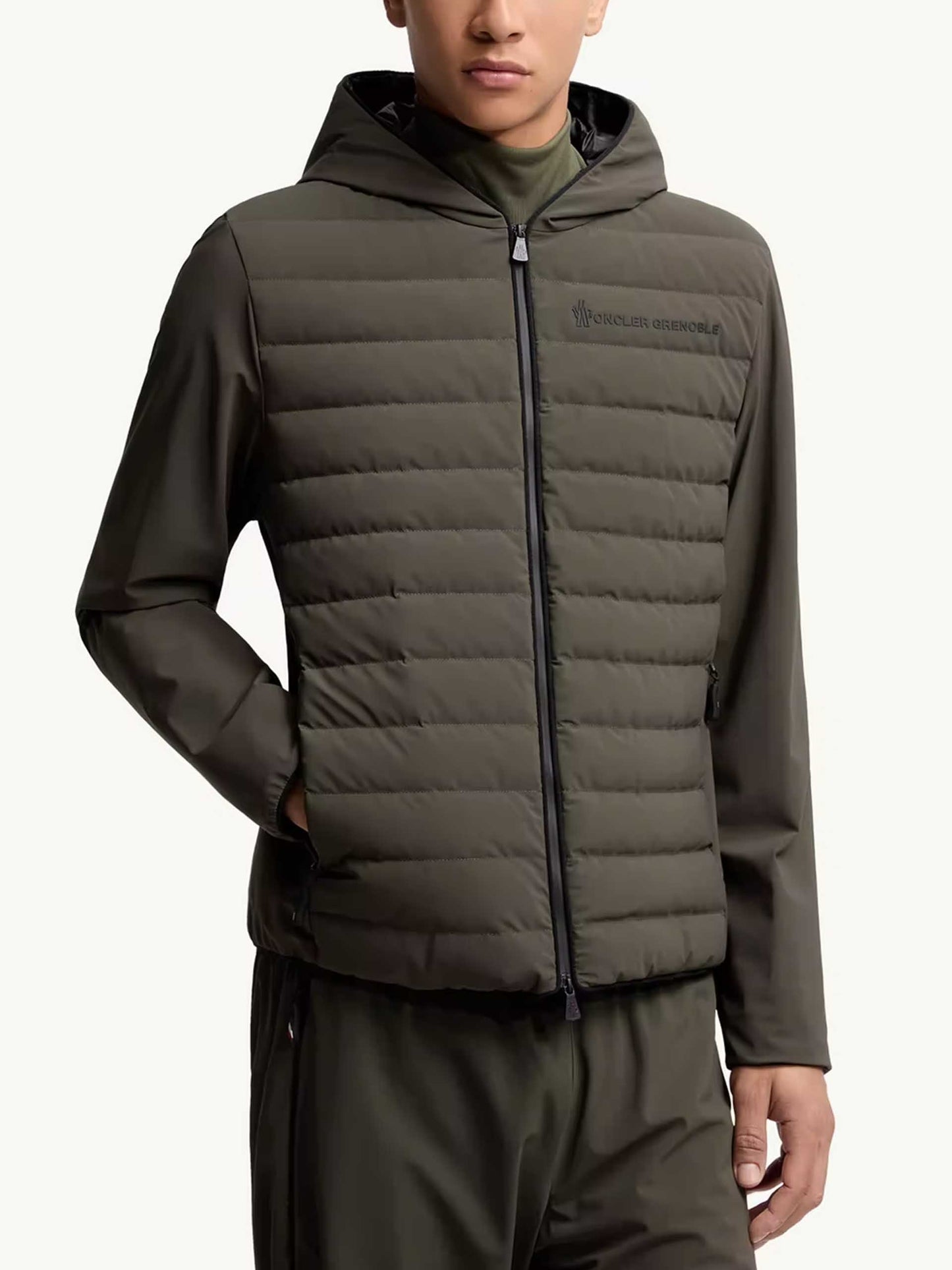 MONCLER GRENOBLE - Daunenjacke im Materialmix für Herren