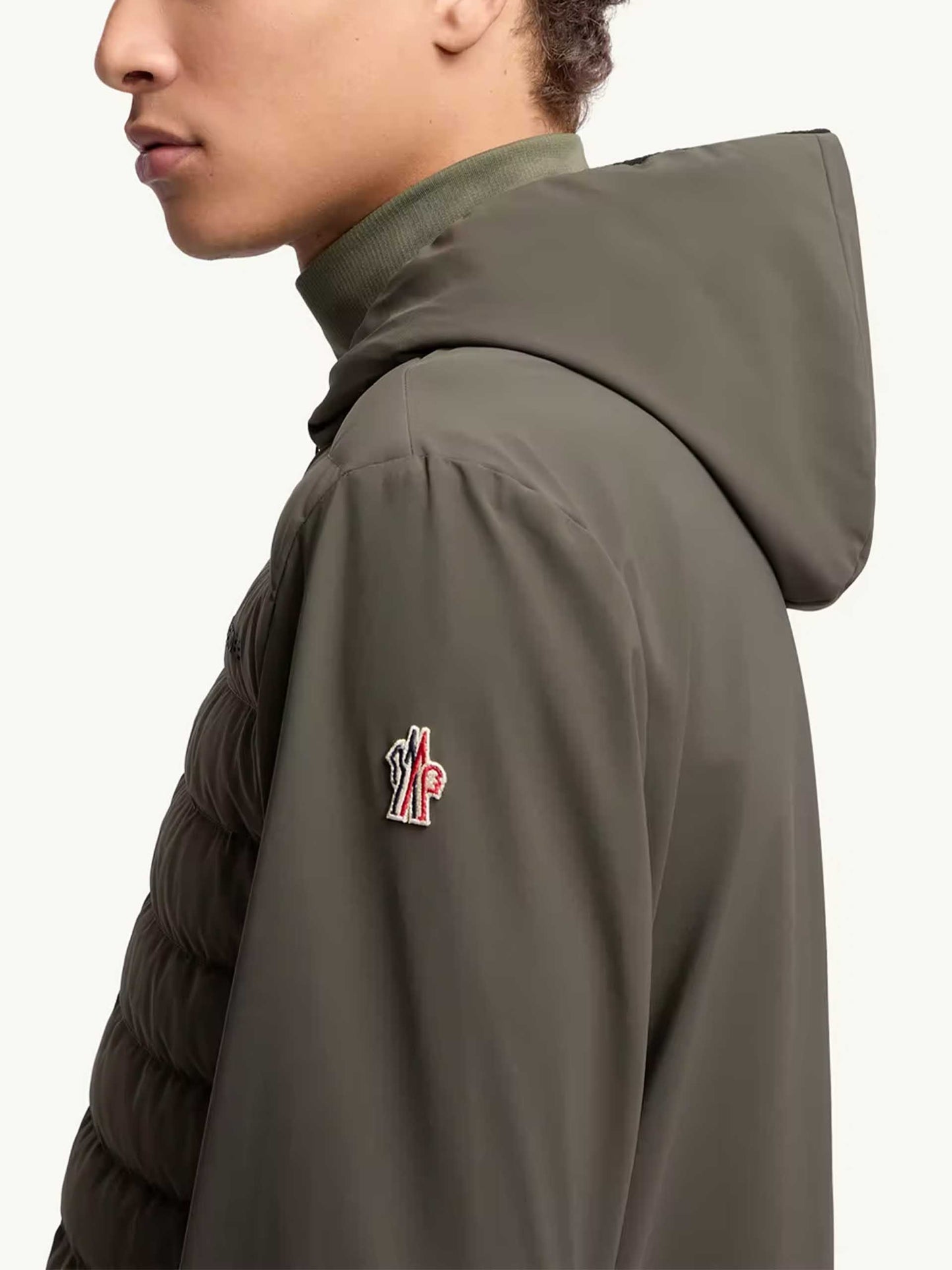 MONCLER GRENOBLE - Daunenjacke im Materialmix für Herren