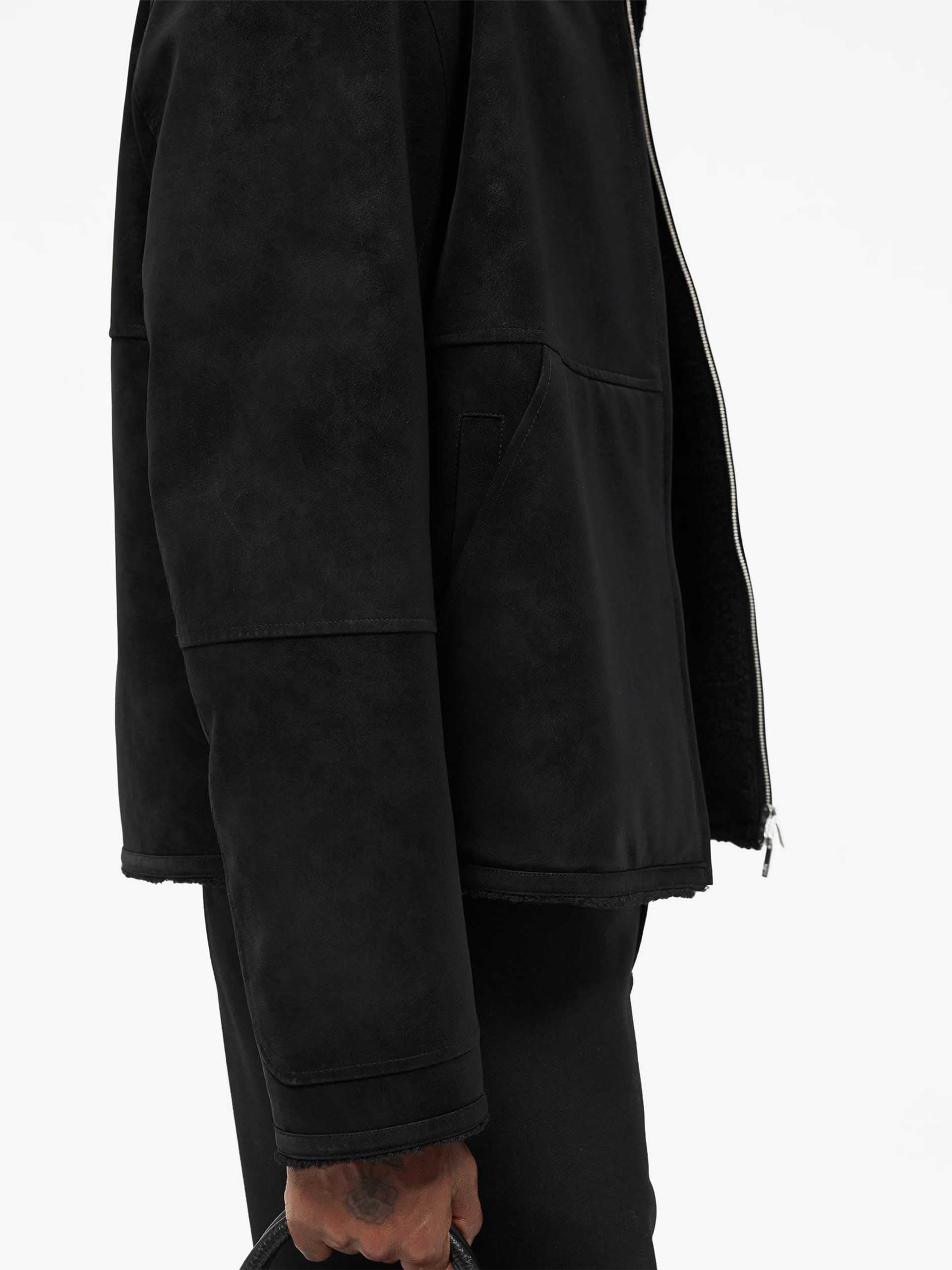 REPRESENT - Faux-Shearling Jacke für Herren in Schwarz - Black