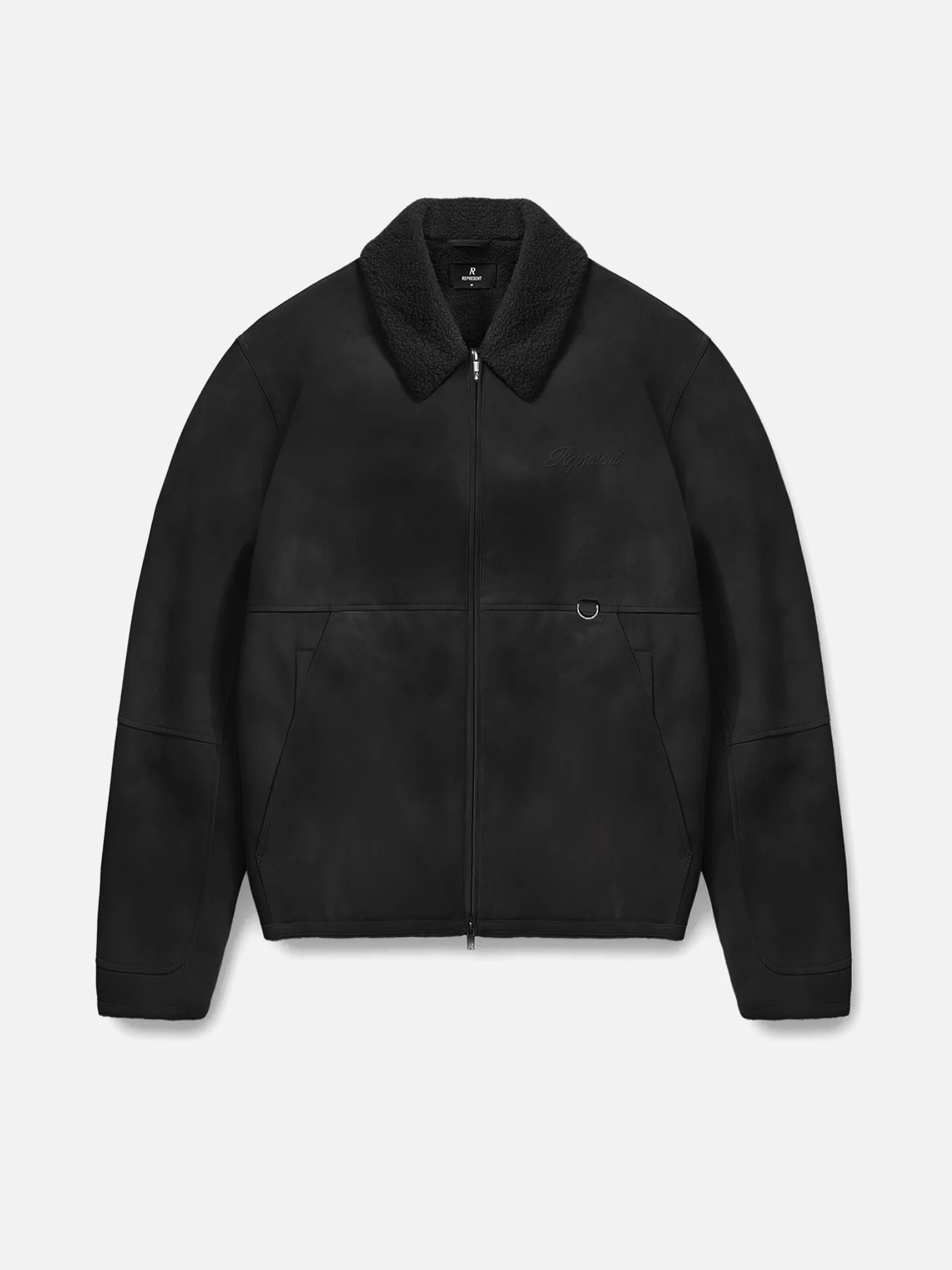 REPRESENT - Faux-Shearling Jacke für Herren in Schwarz - Black