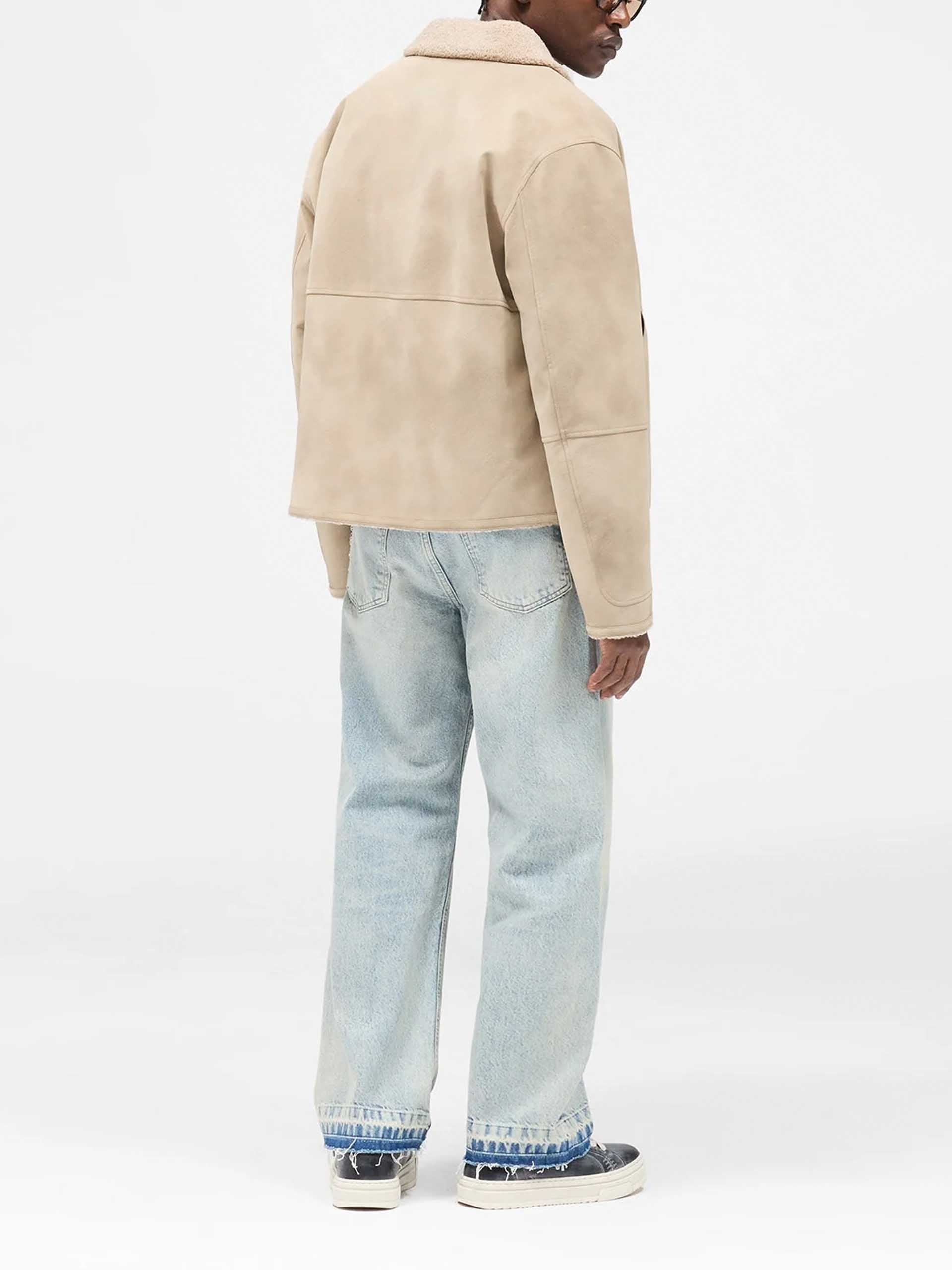 REPRESENT - Faux-Shearling Jacke für Herren in Hellbeige - Light beige