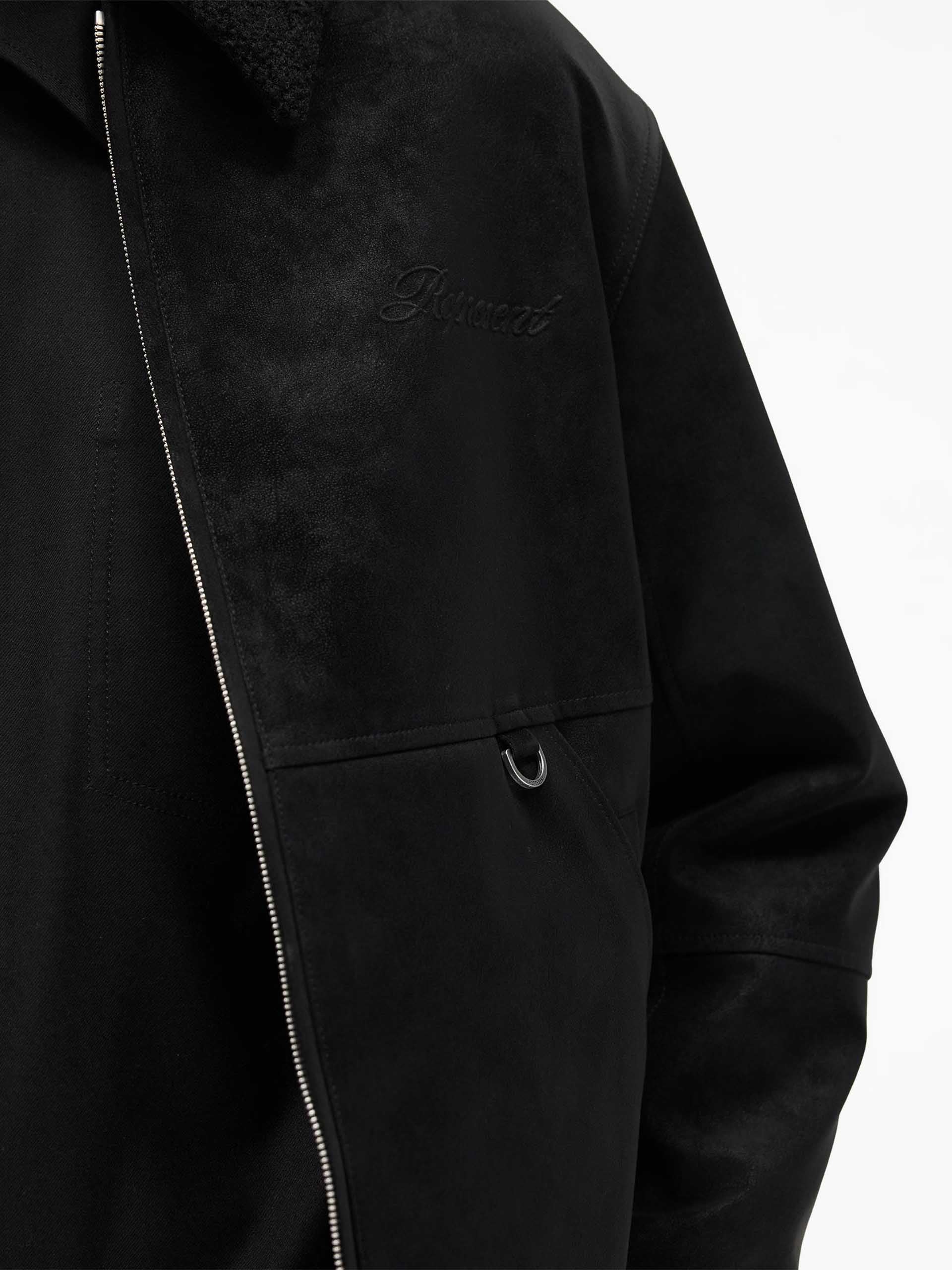 REPRESENT - Faux-Shearling Jacke für Herren in Schwarz - Black