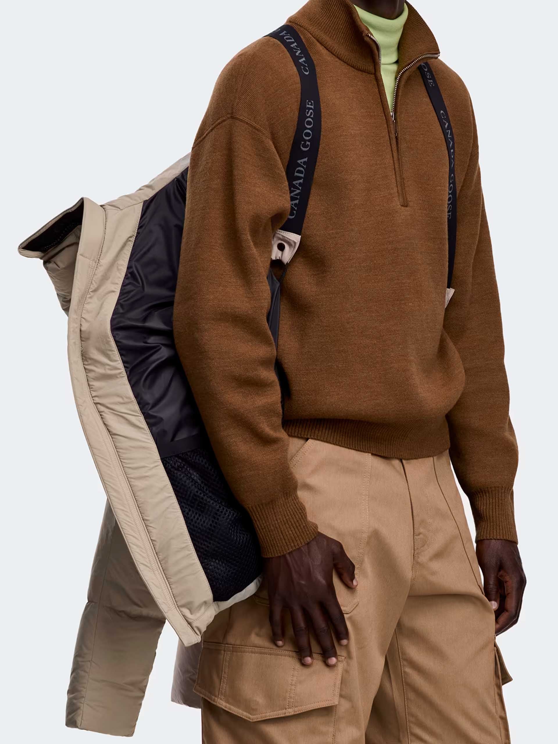 CANADA GOOSE - Crofton Black Label Pufferjacke für Herren in Sand Grau - Sand grey