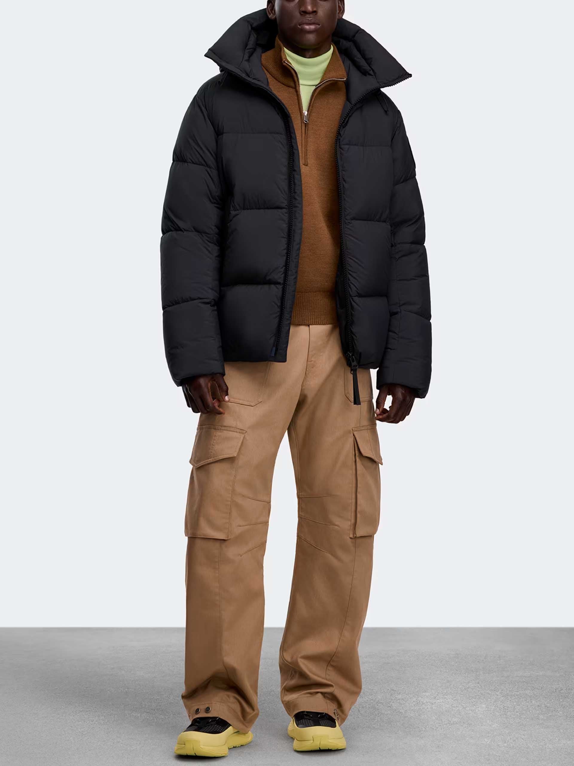 CANADA GOOSE - Crofton Black Label Pufferjacke für Herren in Schwarz - Black