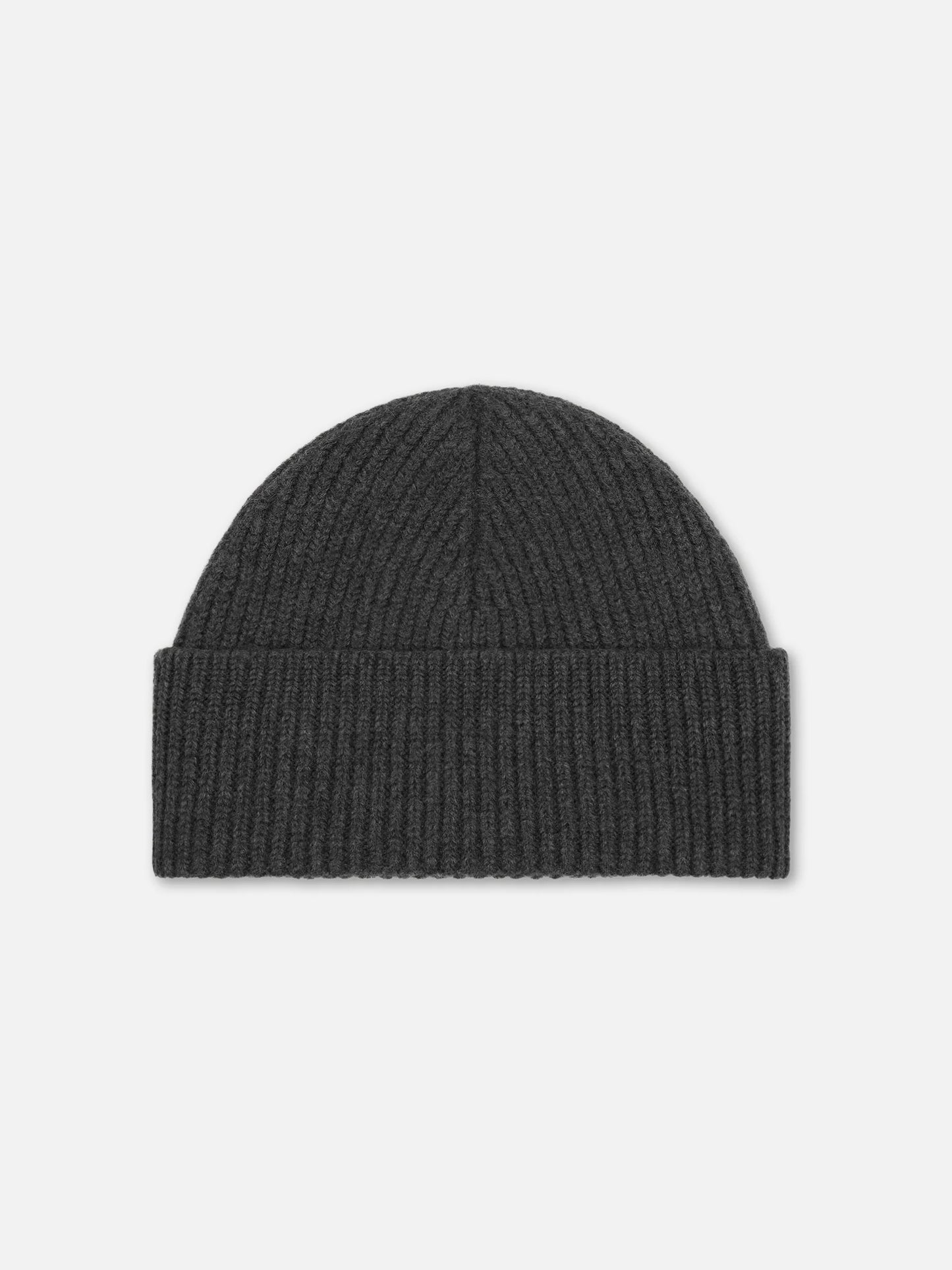 AMI PARIS - Ami De Coeur Mütze aus Merinowolle in Grau / Schwarz - Grey / Black