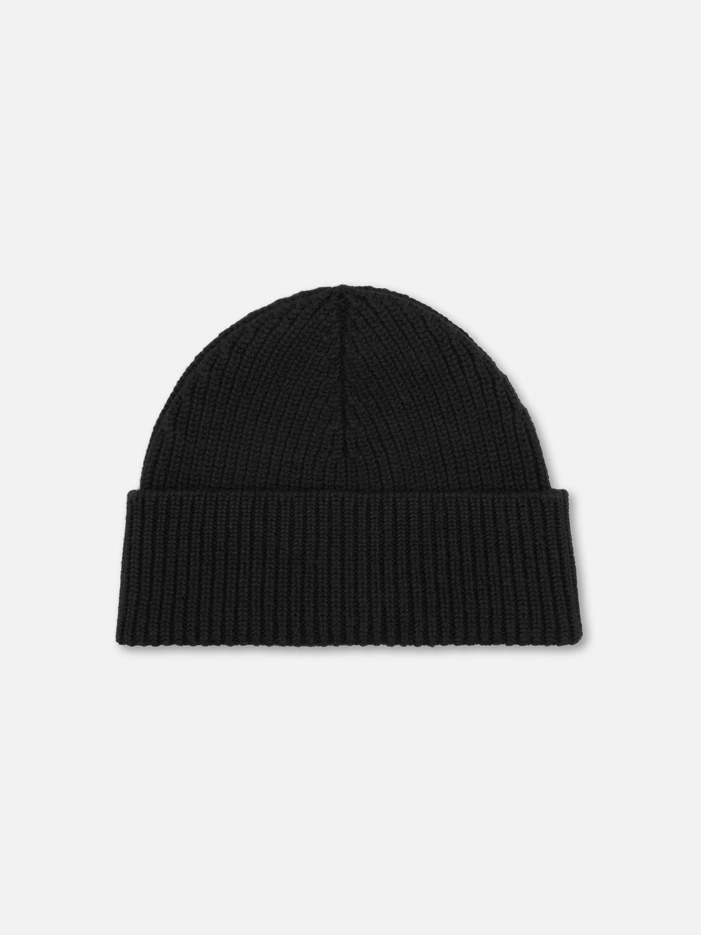 AMI PARIS - Ami De Coeur Mütze aus Merinowolle in Schwarz / Schwarz - Black / Black
