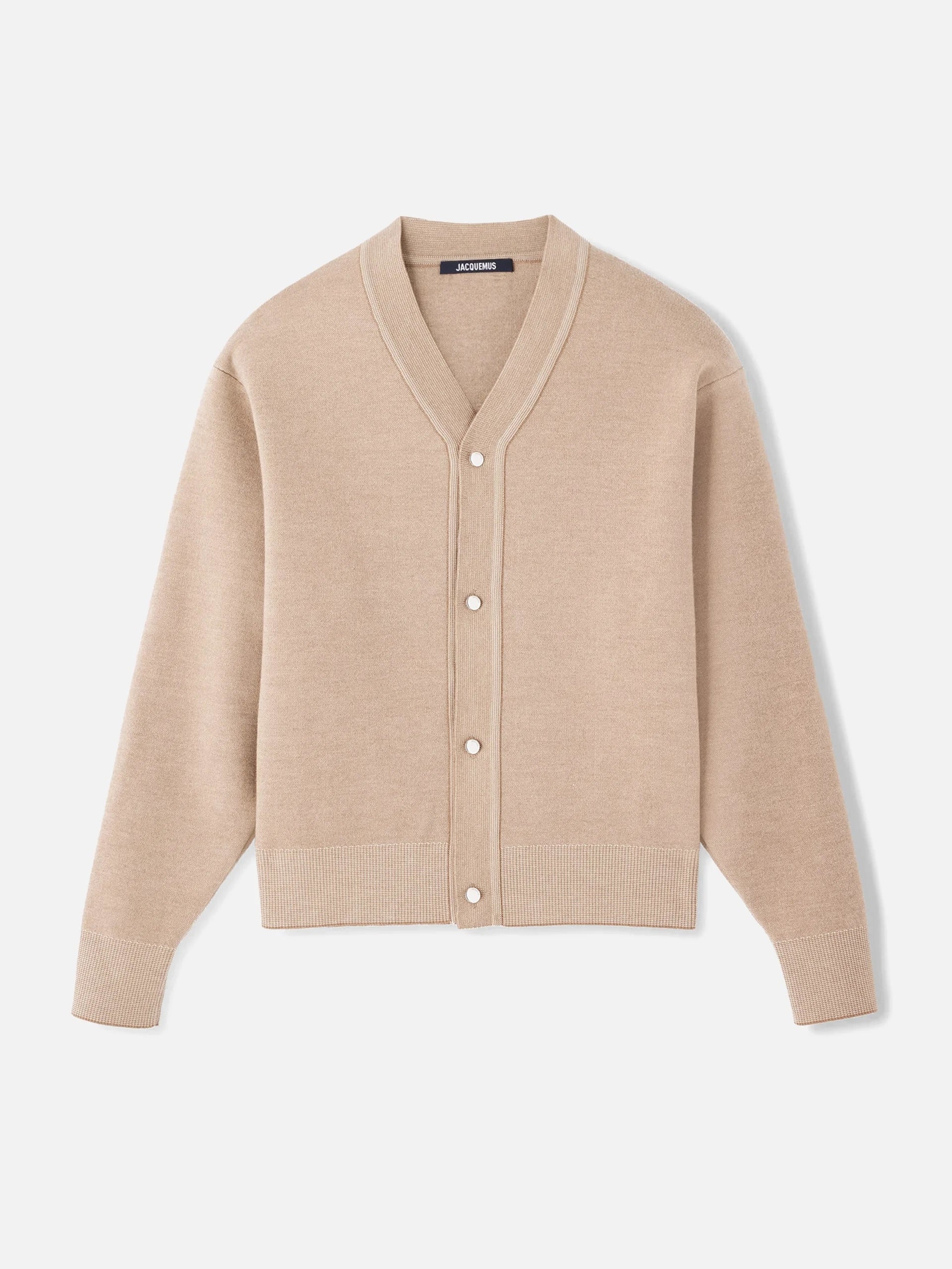 JACQUEMUS - Doppio merino wool cardigan for men – NEW TAKE FIVE