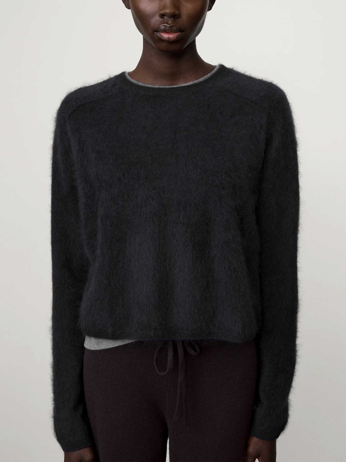 LISA YANG - Lexia Pullover aus Kaschmir für Damen in Schwarz - Black