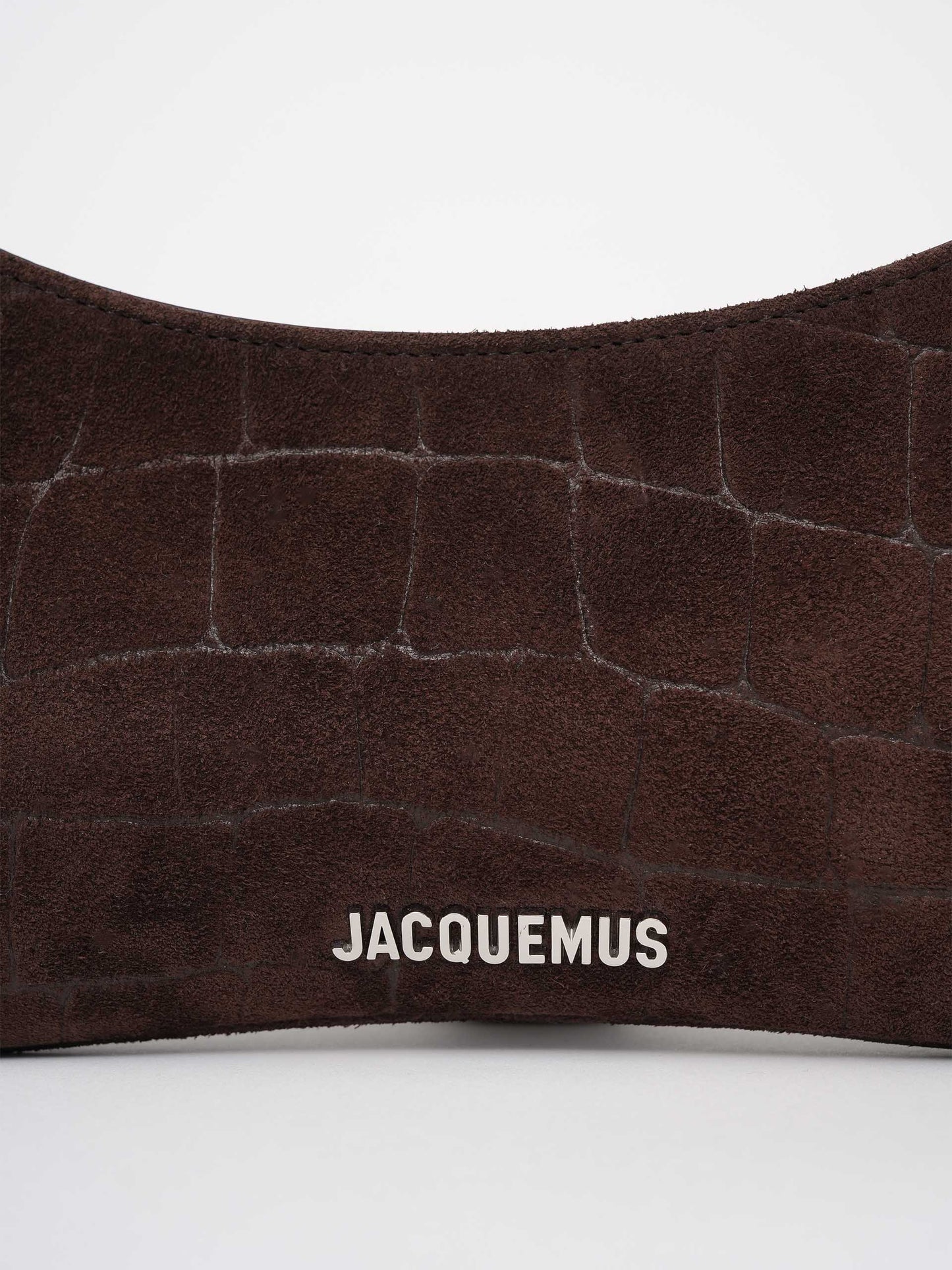 JACQUEMUS - Bisou Perle Schultertasche aus Wildleder