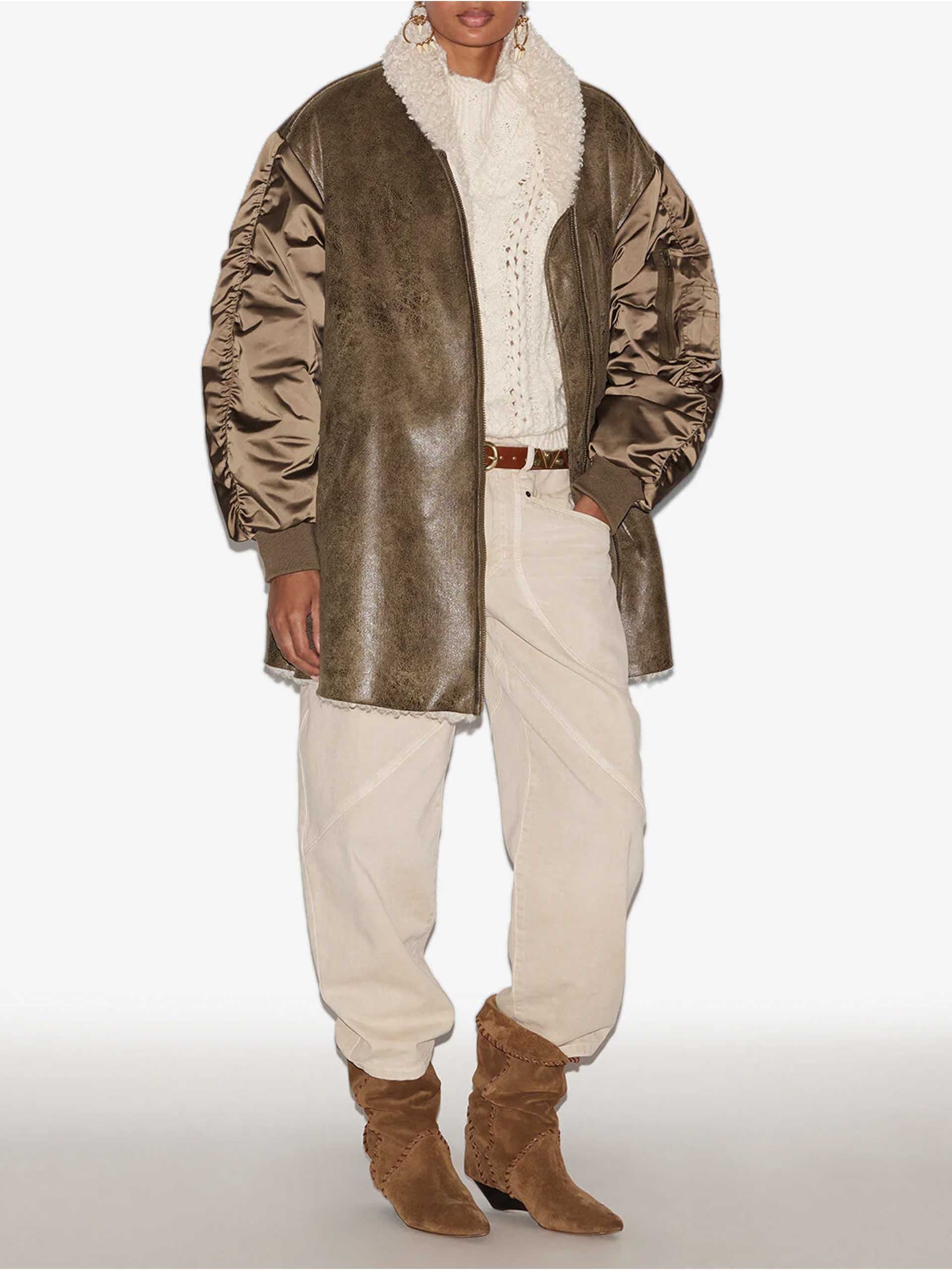 MARANT ETOILE - Evina Mantel aus Kunstleder für Damen