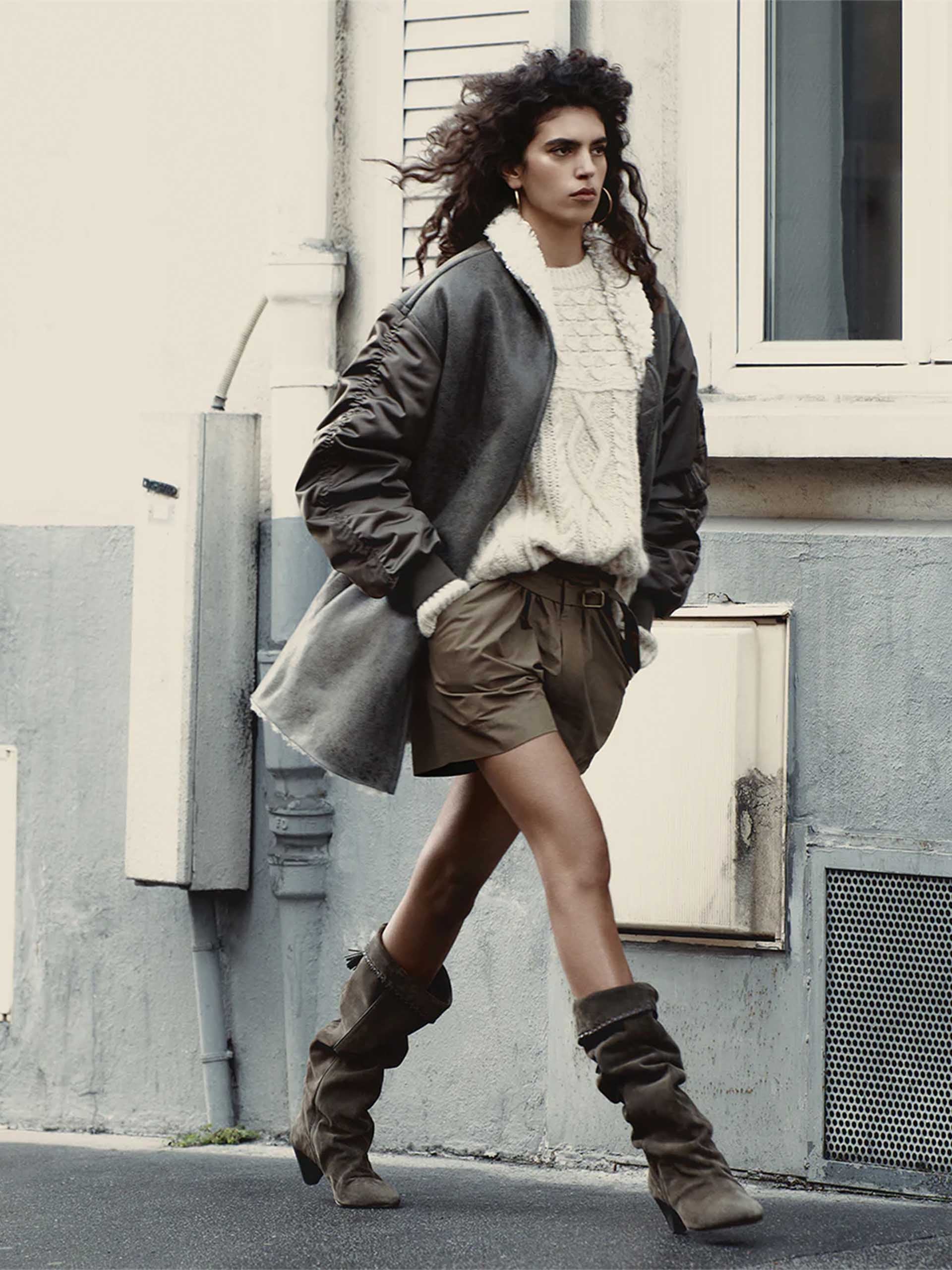 MARANT ETOILE - Evina Mantel aus Kunstleder für Damen