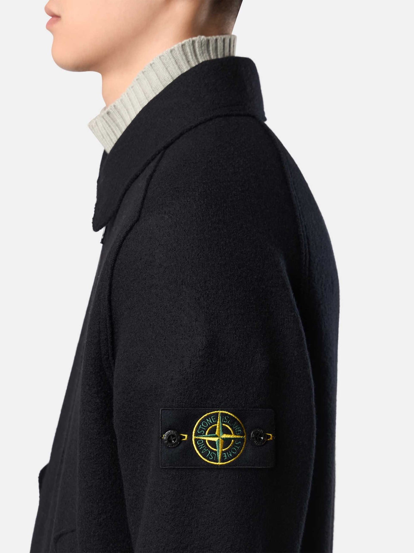 STONE ISLAND - Blouson-Jacke aus Wolle für Herren