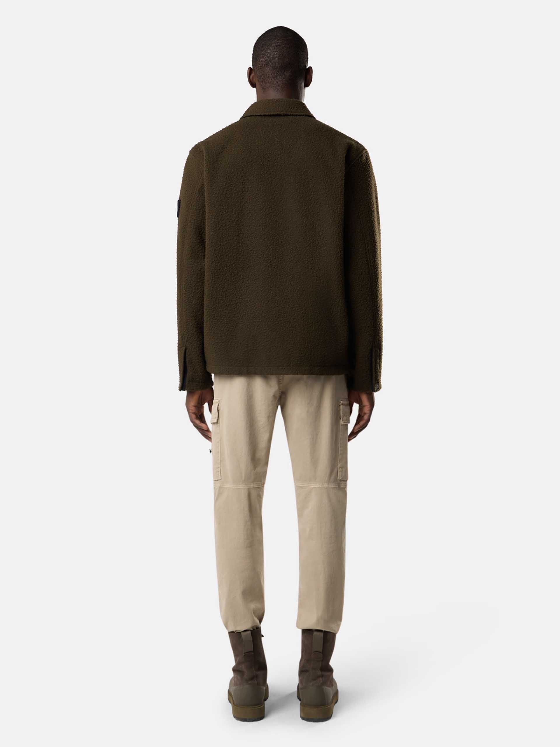 STONE ISLAND - Overshirt aus Wollgemisch für Herren