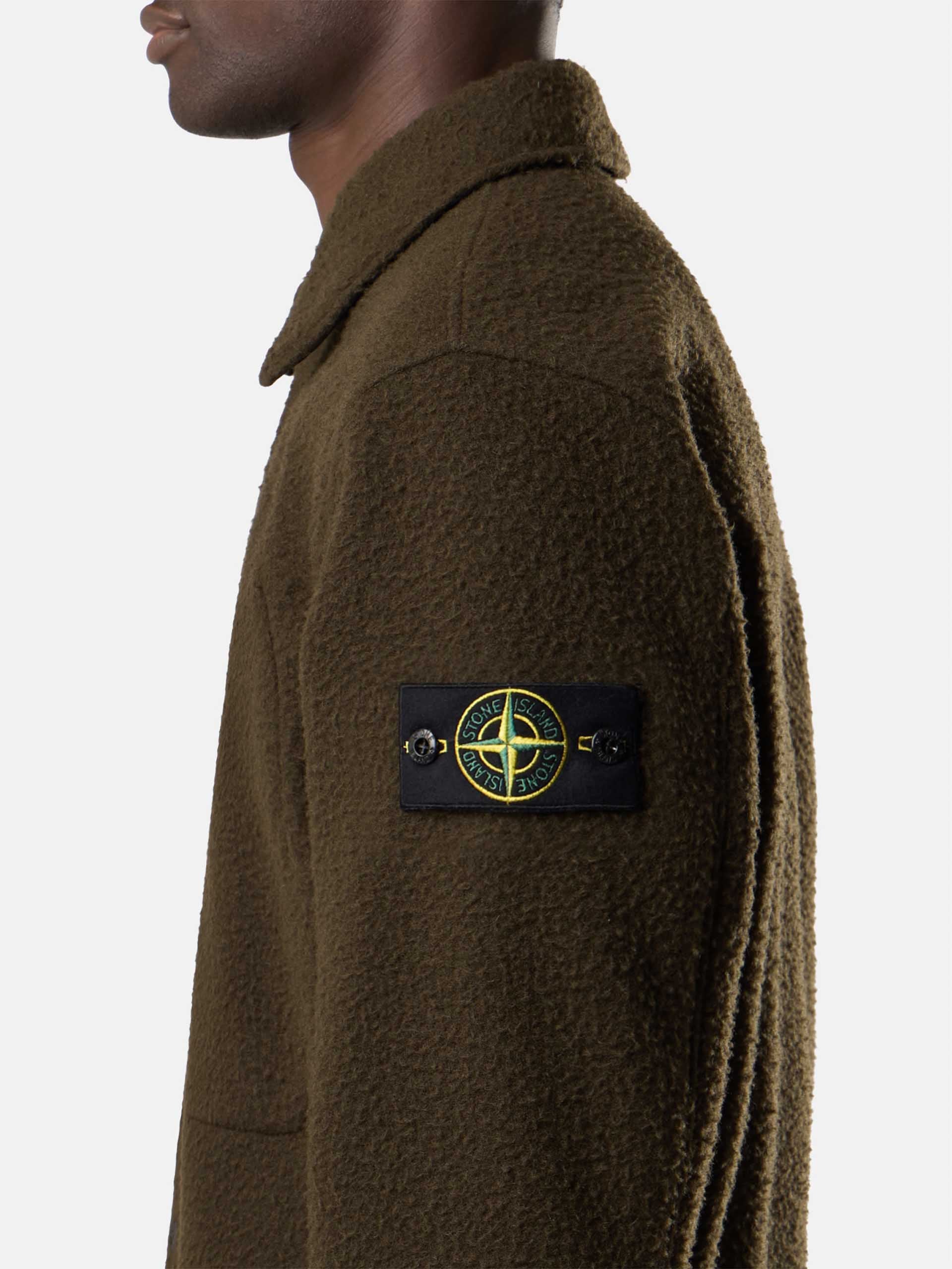 STONE ISLAND - Overshirt aus Wollgemisch für Herren