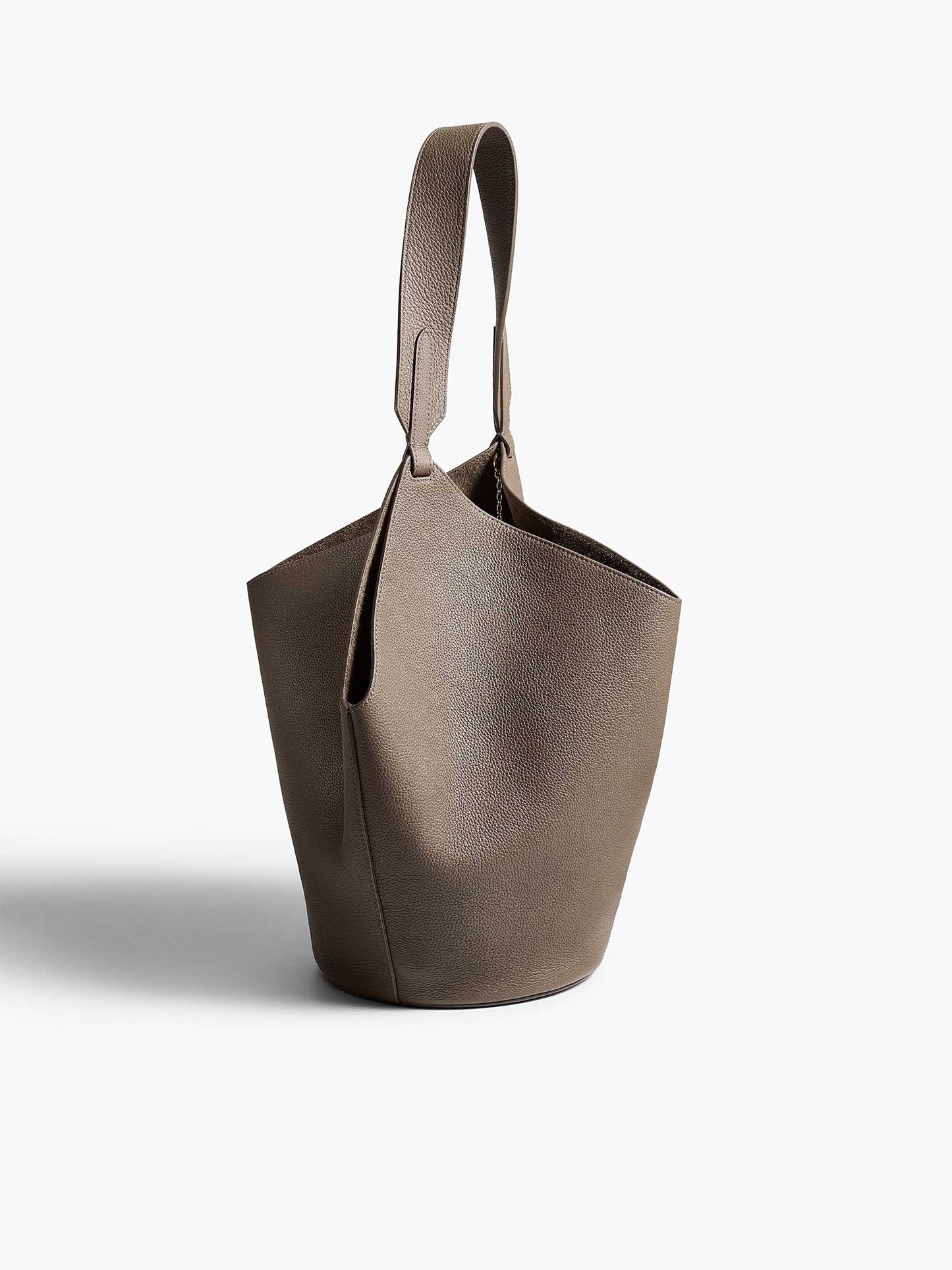 KHAITE - Lotus Small Tote-Tasche aus Leder
