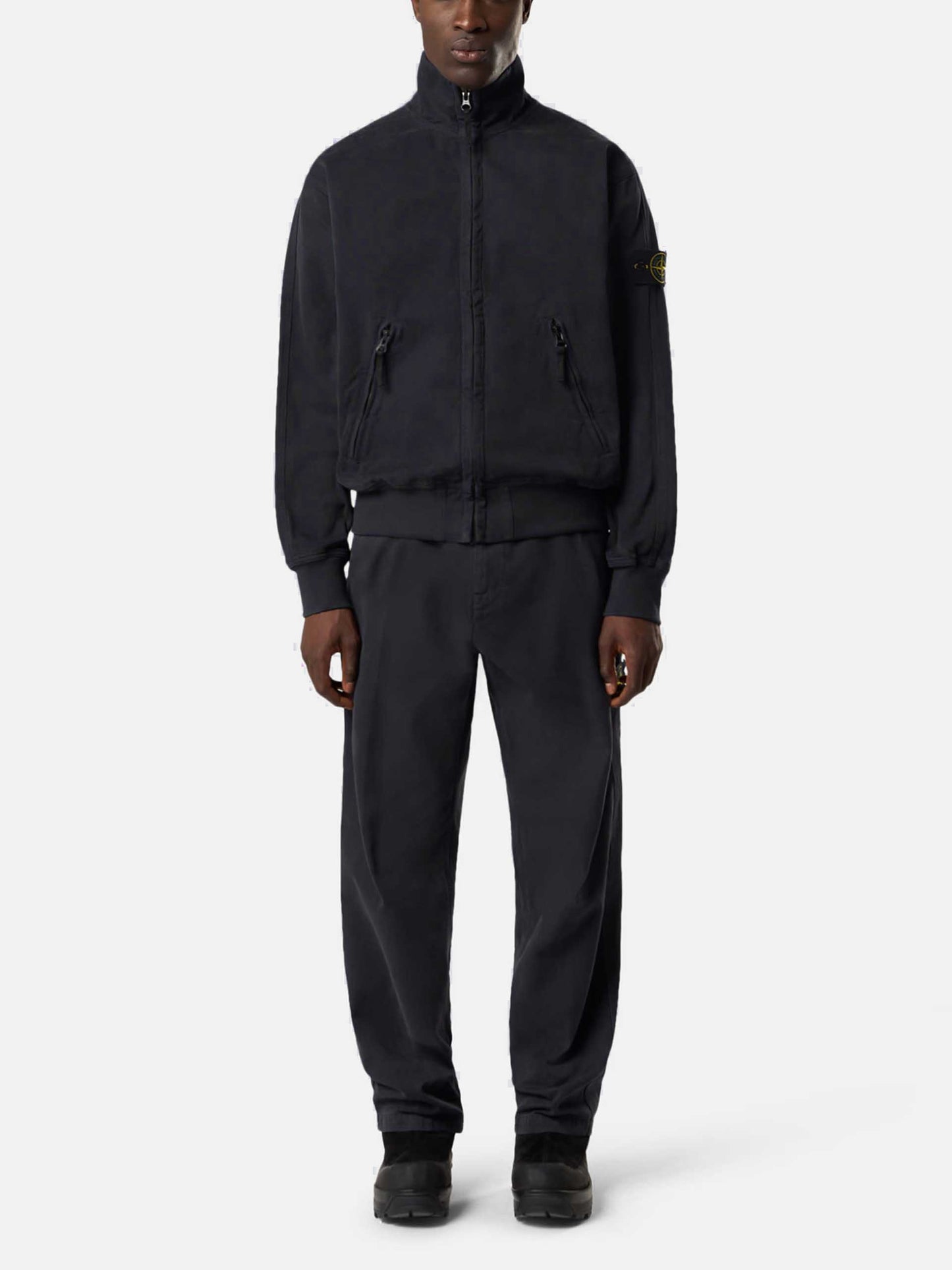 STONE ISLAND - Chinohose mit Logo-Patch für Herren
