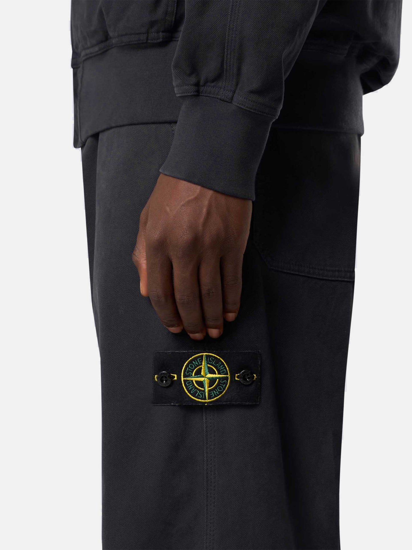 STONE ISLAND - Chinohose mit Logo-Patch für Herren
