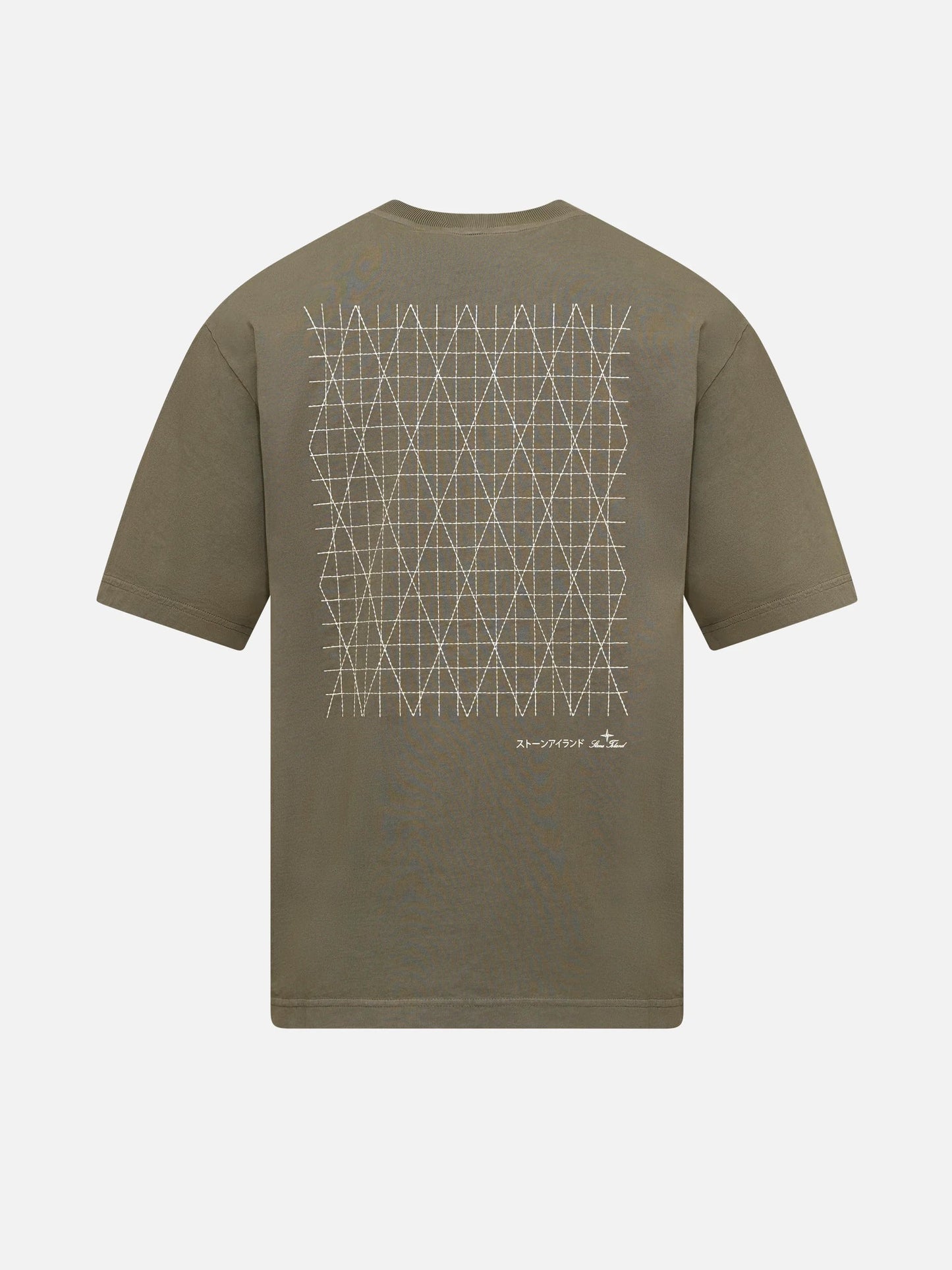 STONE ISLAND - T-Shirt mit Logo-Stickerei für Herren